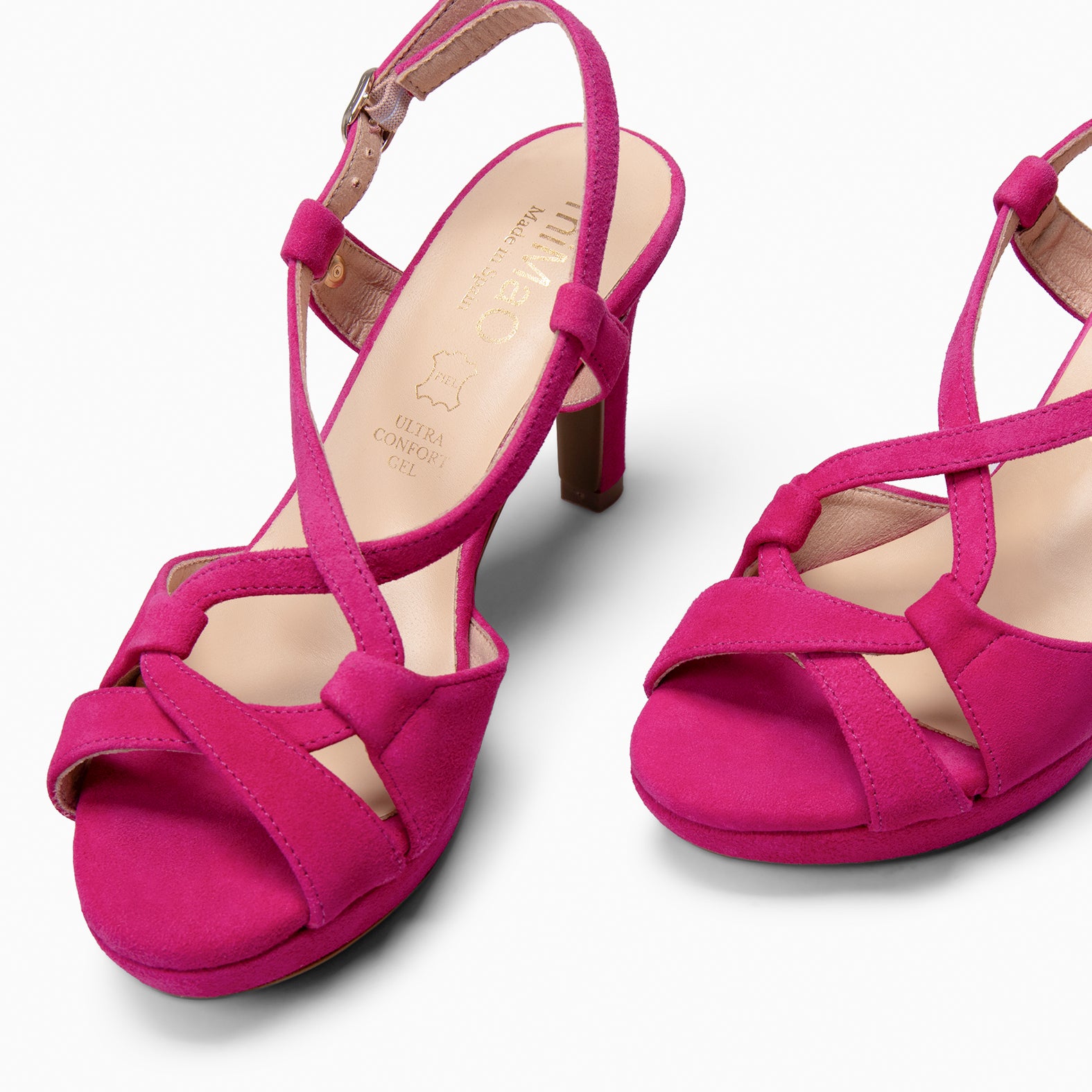 JUDITH - FUCHIA Heeled sandals