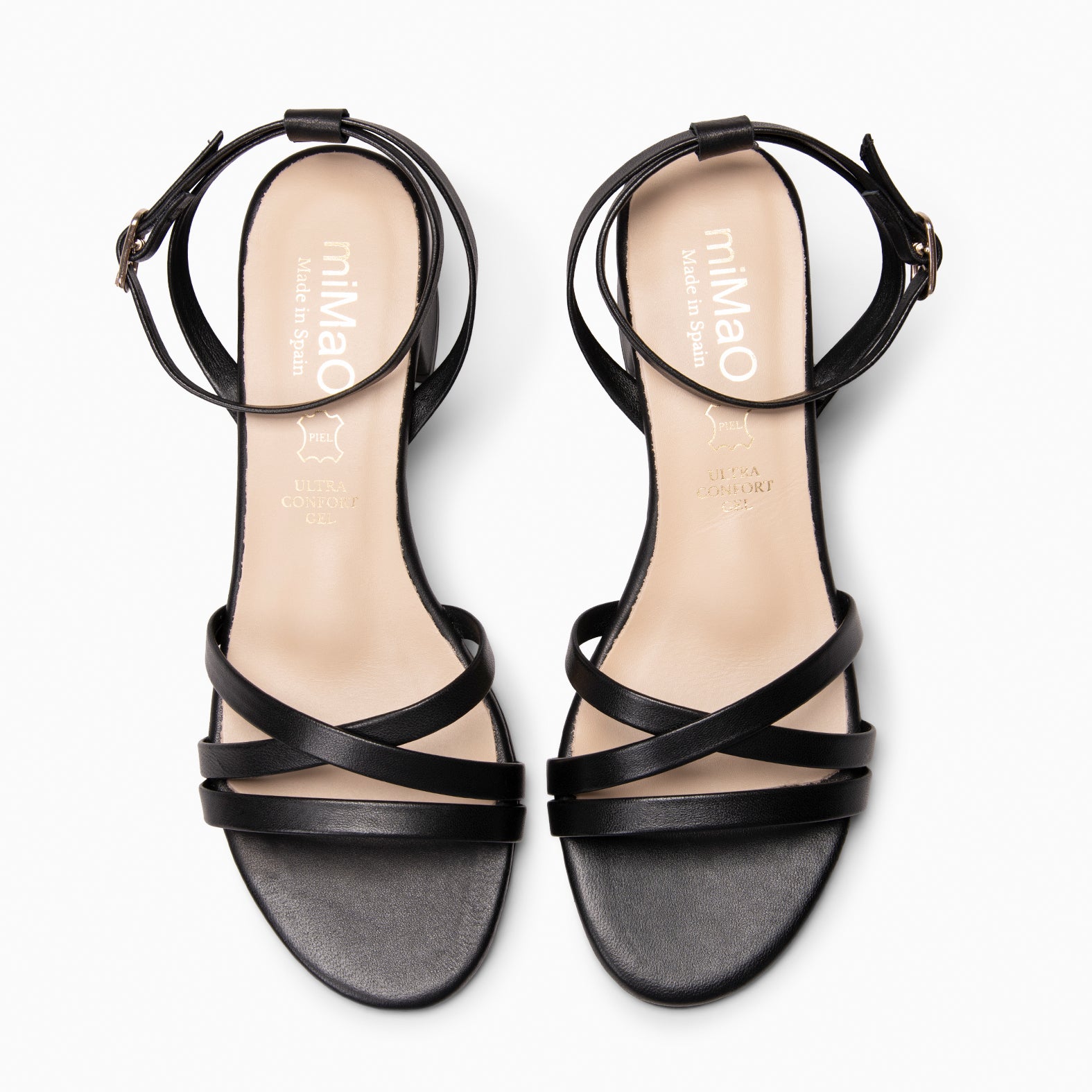 VIENA - BLACK Sandal low heel shoes