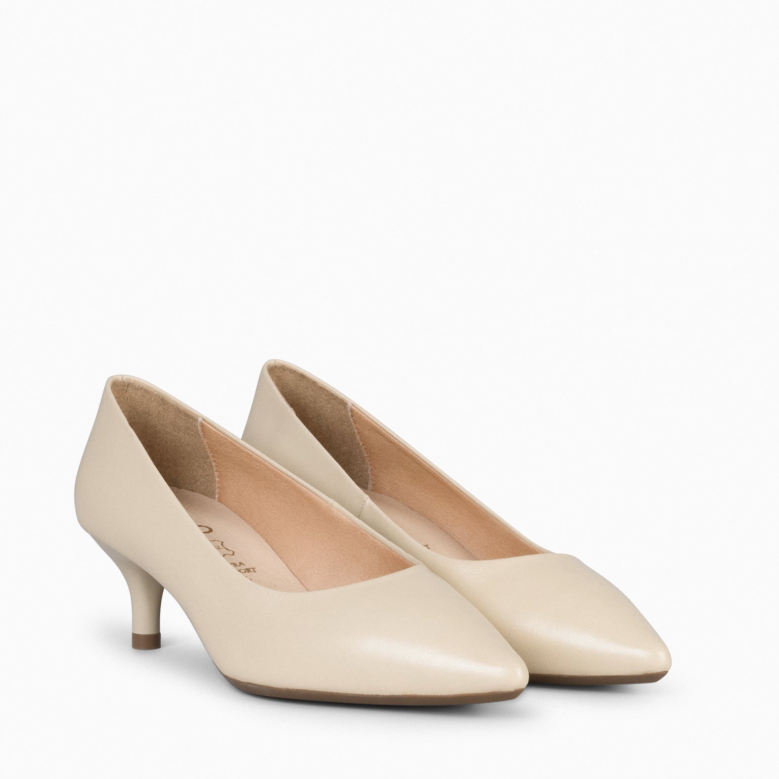 URBAN KITTEN - Chaussures à talon kitten heel BEIGE