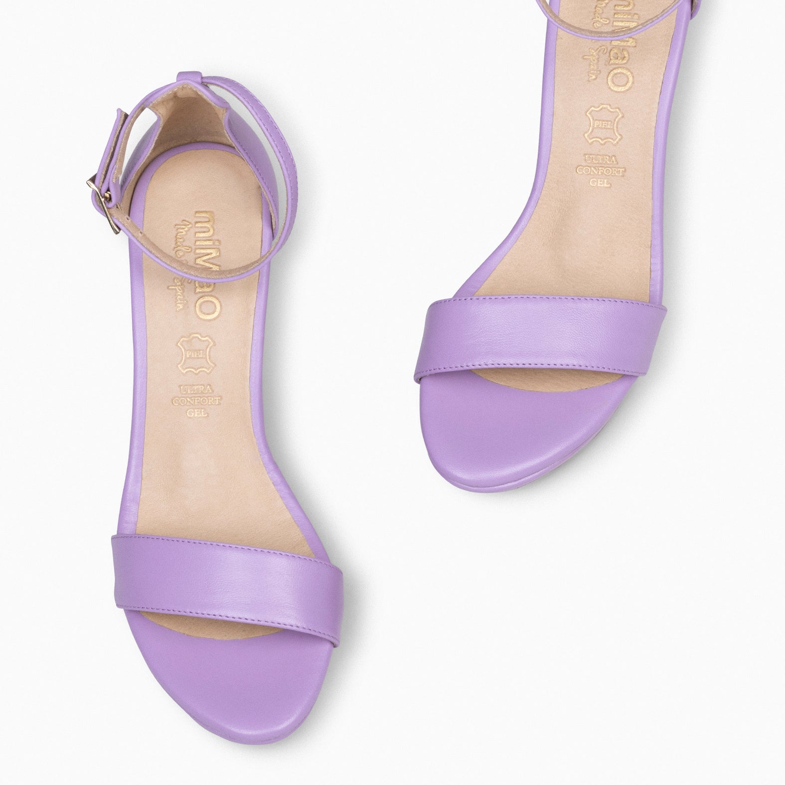 PARTY – LILAC high-heeled platform sandals