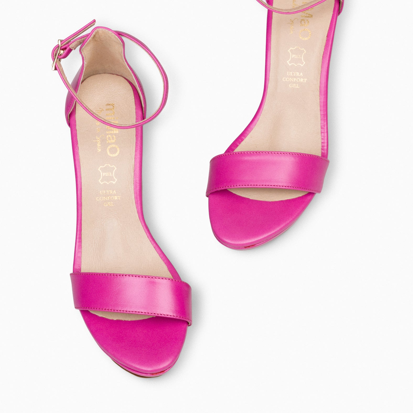 PARTY – PINK high-heeled platform sandals