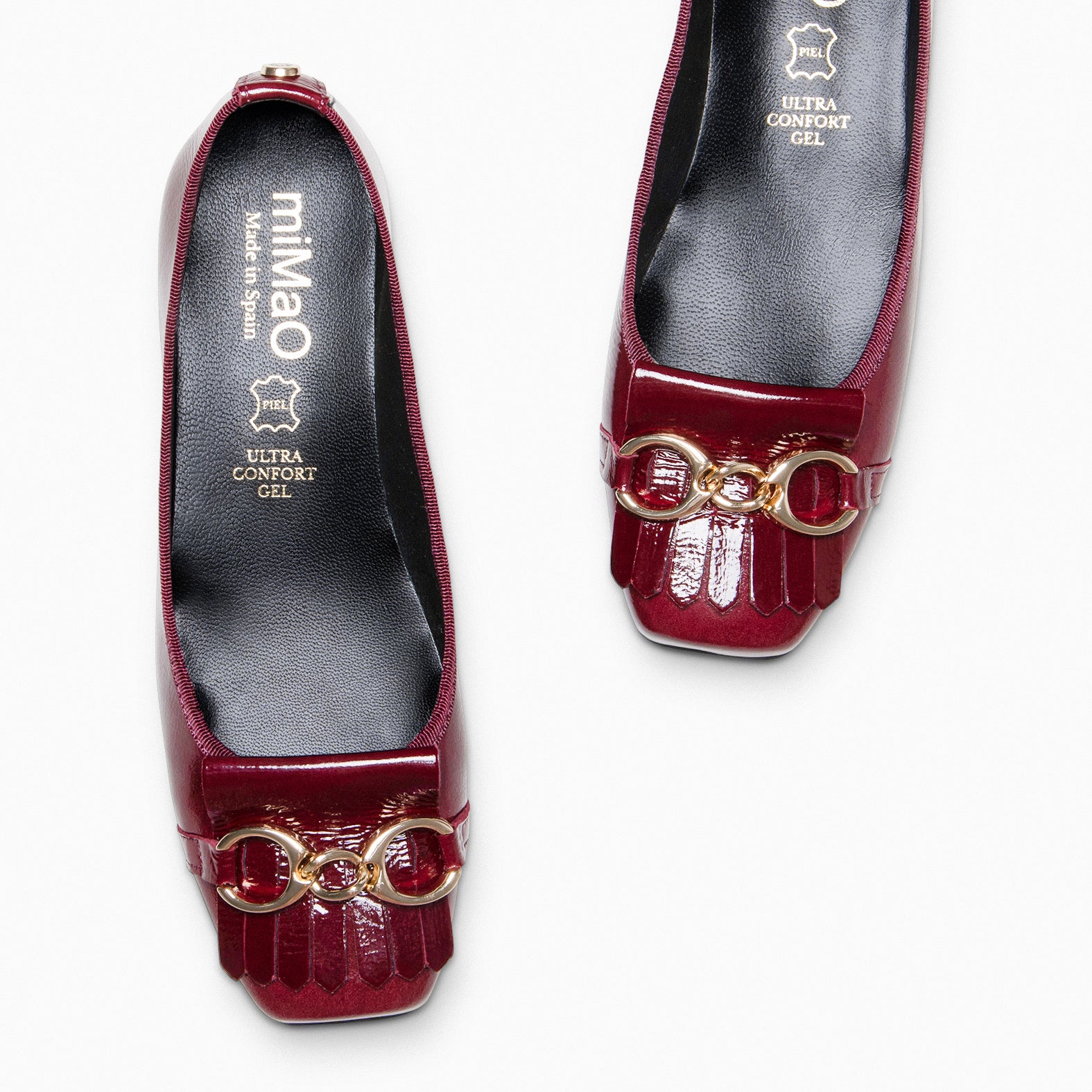 ZOY – Ballerines inspiration mocassins BORDEAUX