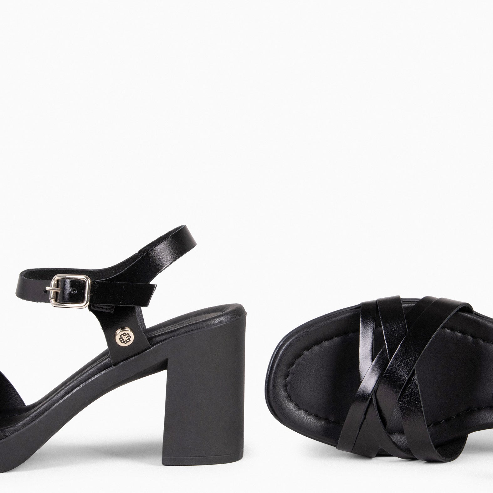 AROA - BLACK High-heel Sandals