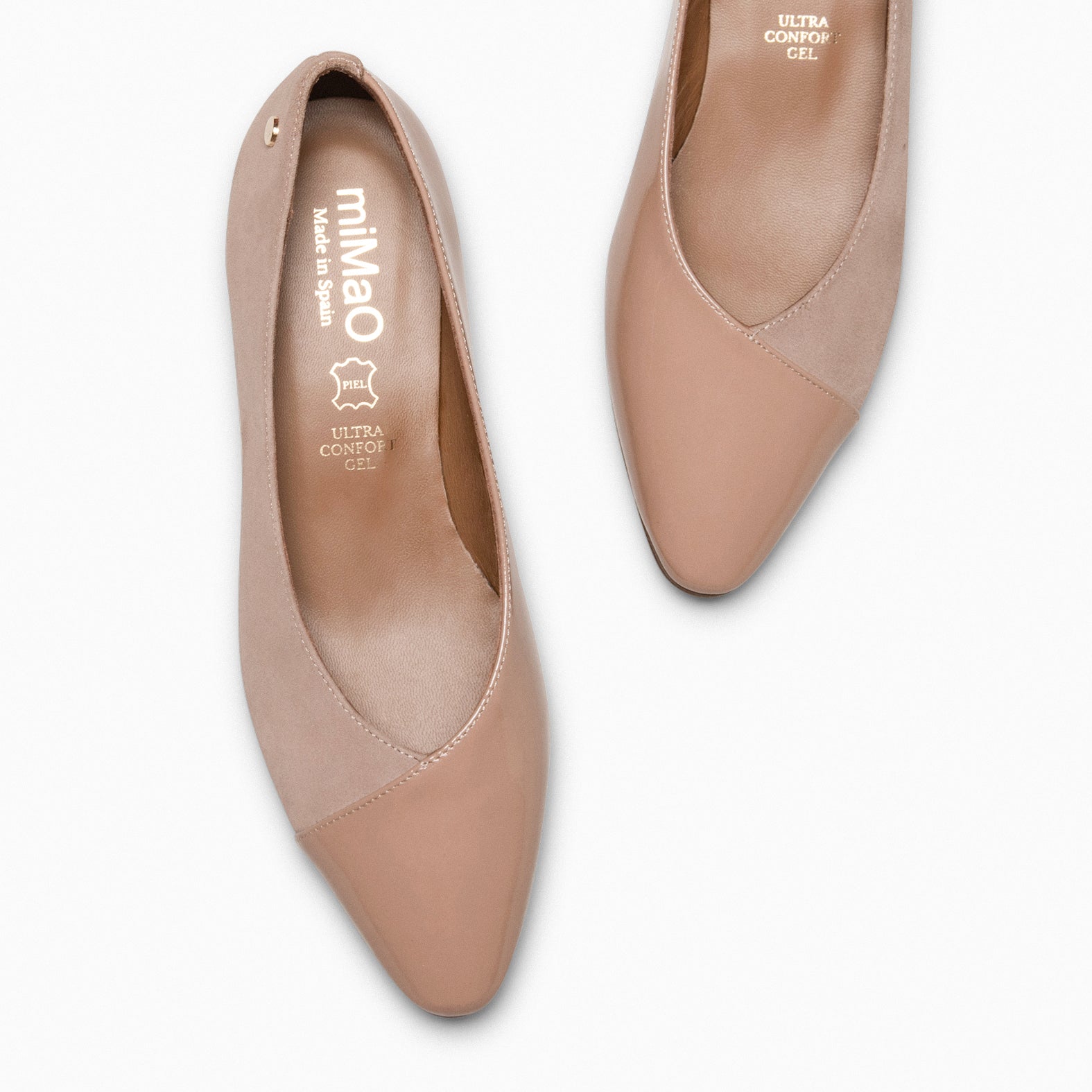 KATE – NUDE Low Heel Ballerinas