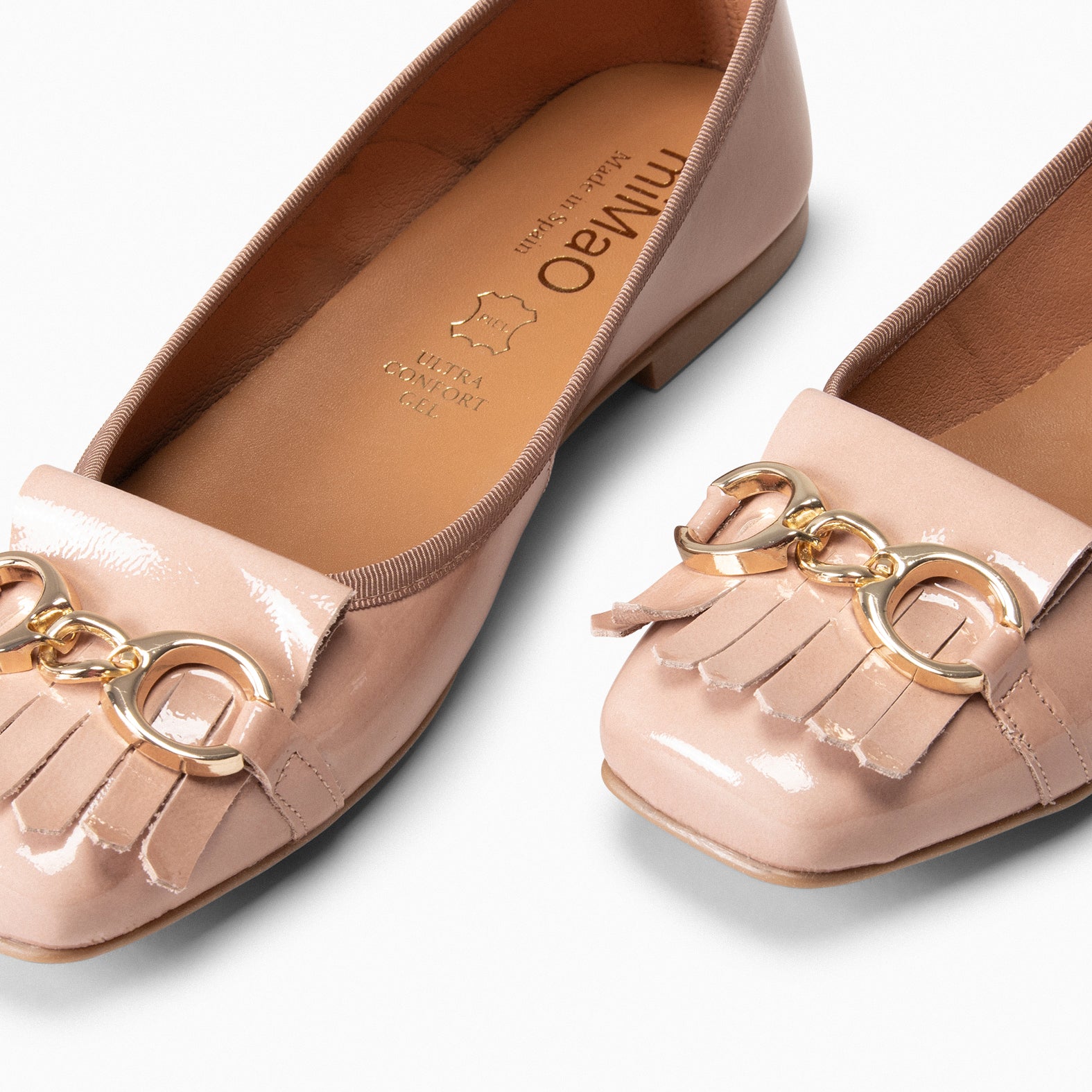 ZOY – NUDE SQUARE TOE BALLERINA