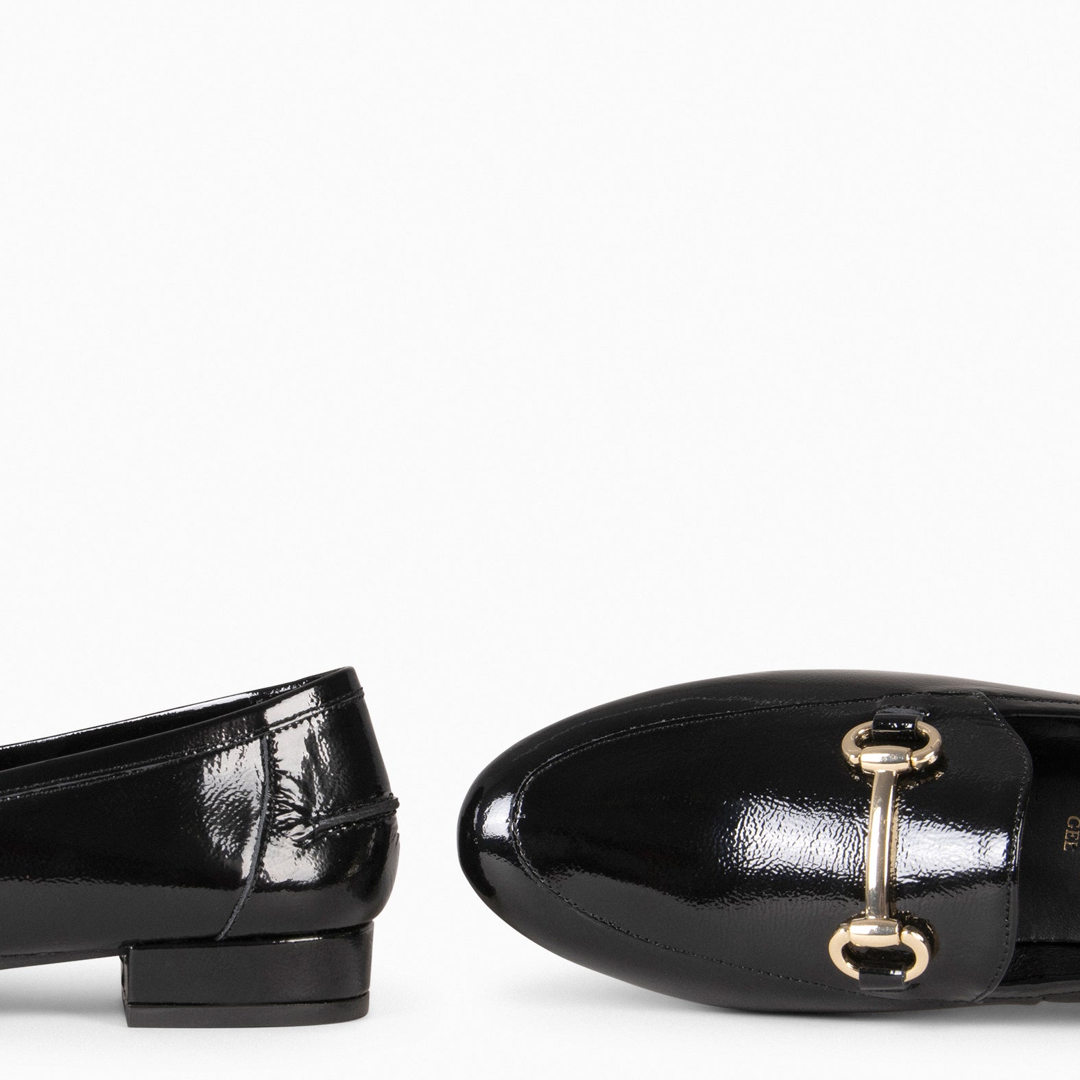 ISABEL – BLACK Flat moccasins 