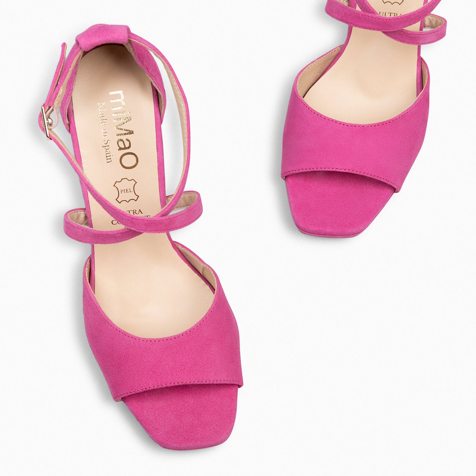 ROSSA - FUCHSIA party sandals with heel