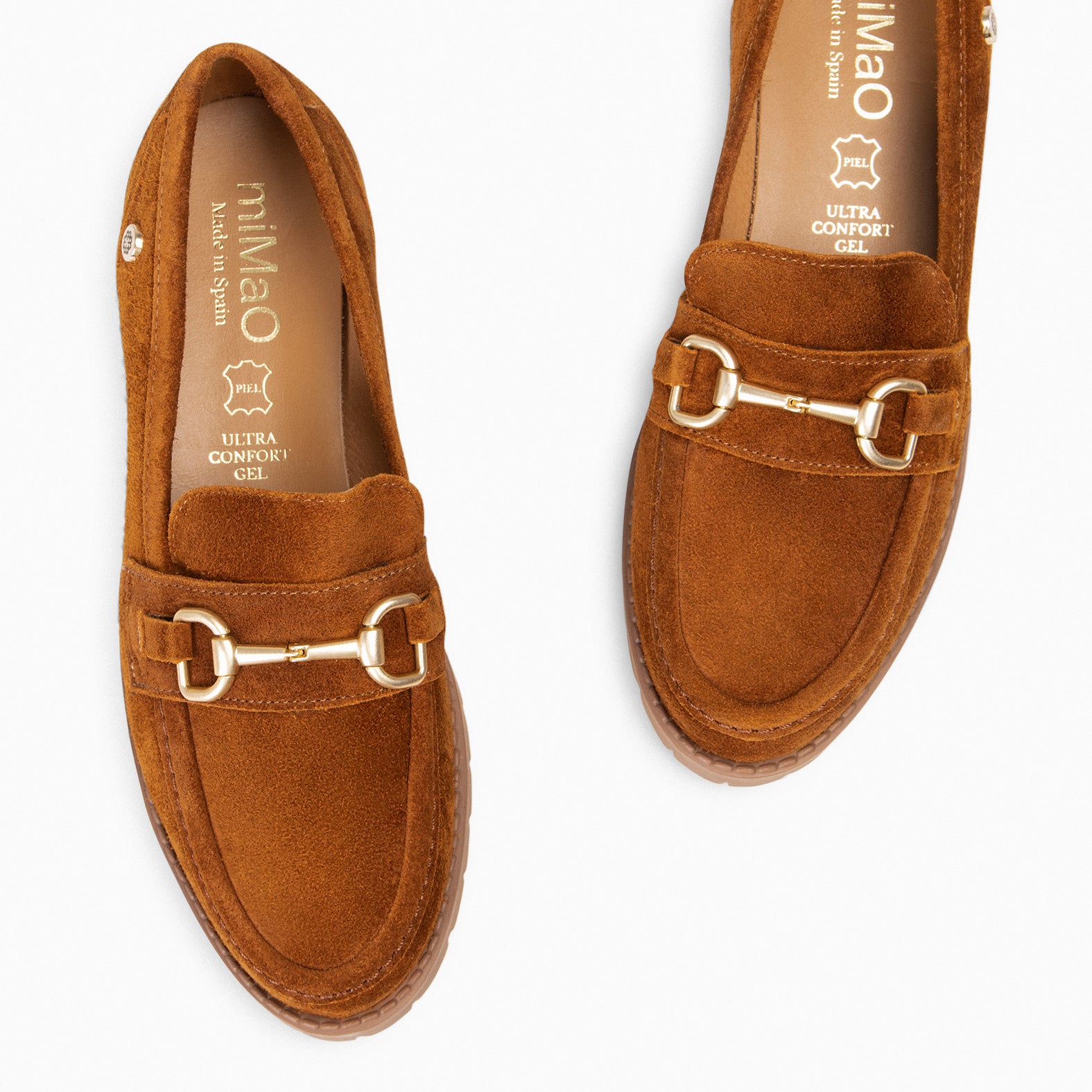 TREVILLA – CAMEL MOCCASIN WITH TRACK SOLE