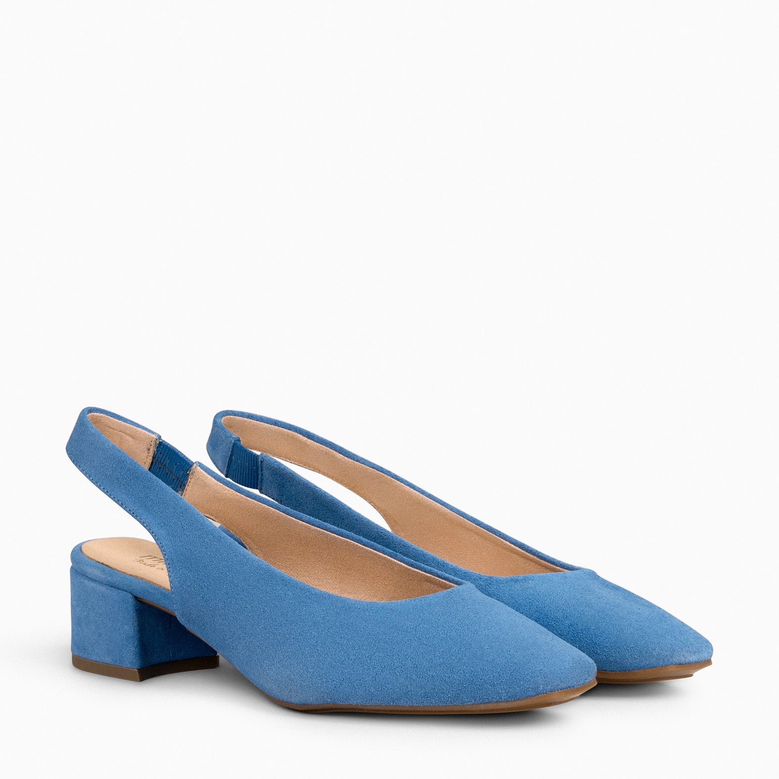 URBAN LADY – BLUE slingback mid heels
