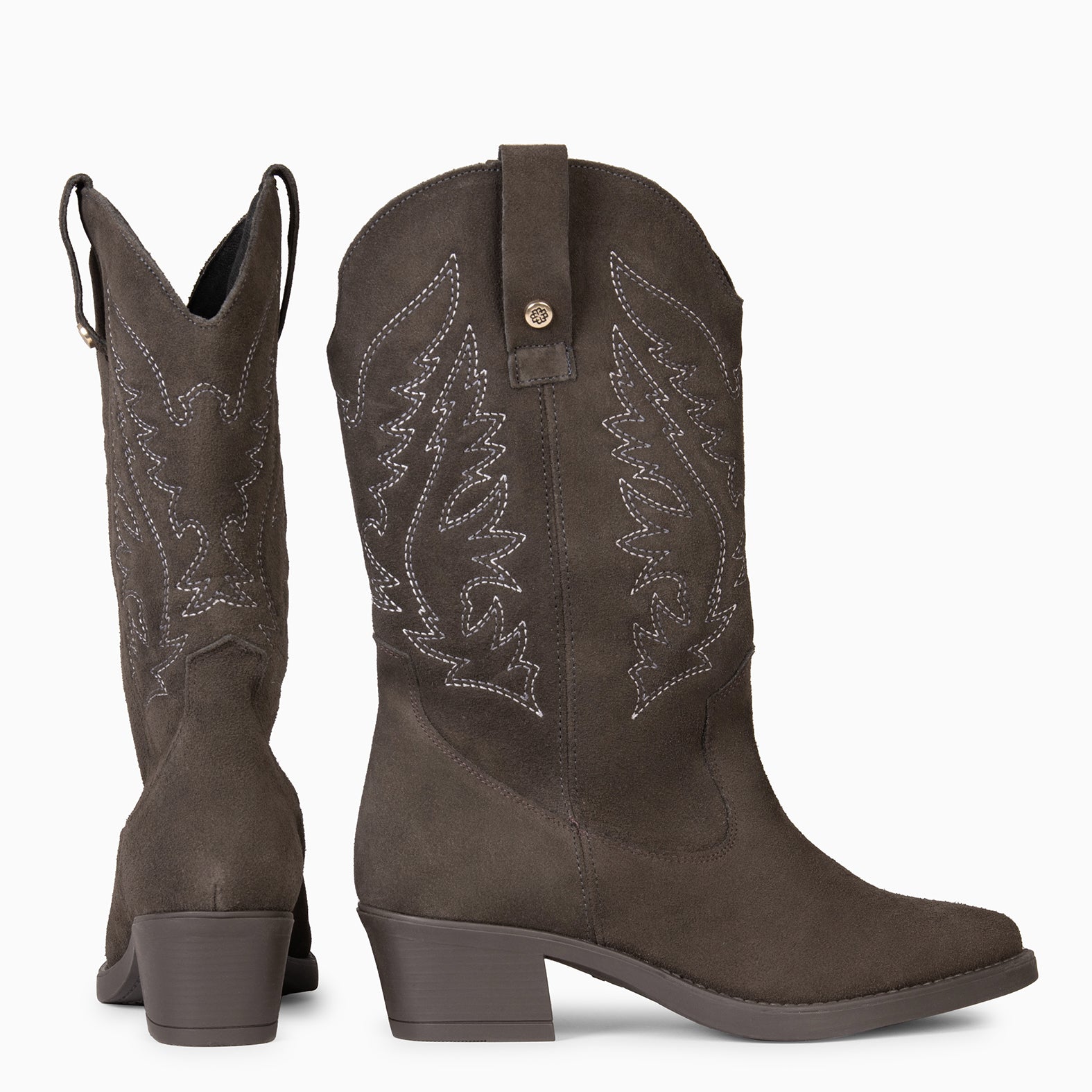 UTAH – GREY Cowboy Boots