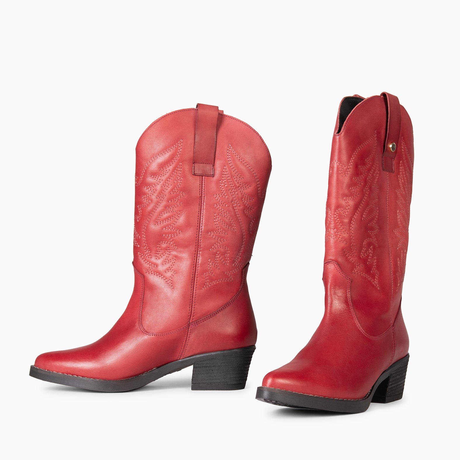 UTAH – BURGUNDY Cowboy Boots