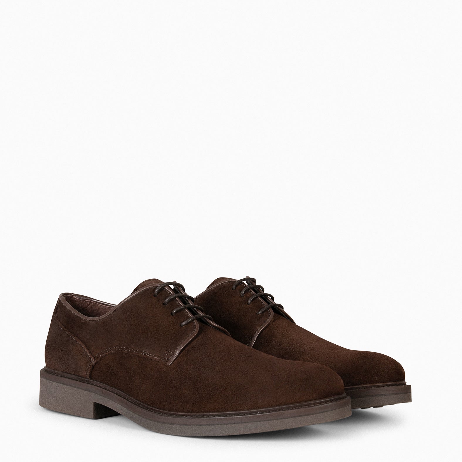 ALONSO – BROWN Suede leather men’s shoe