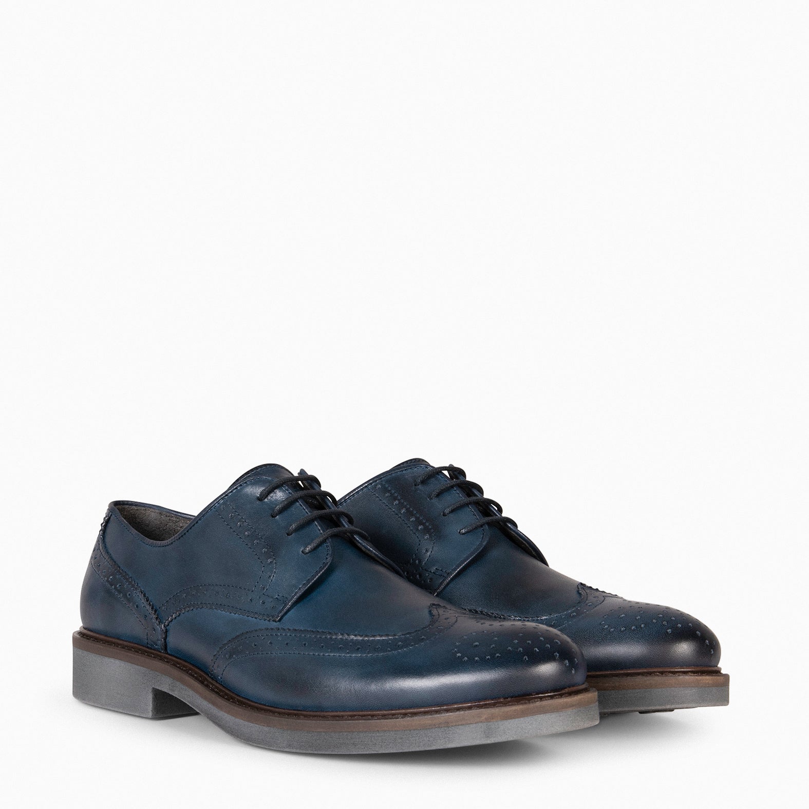 QUEVEDO – NAVY Men’s shoe with laces