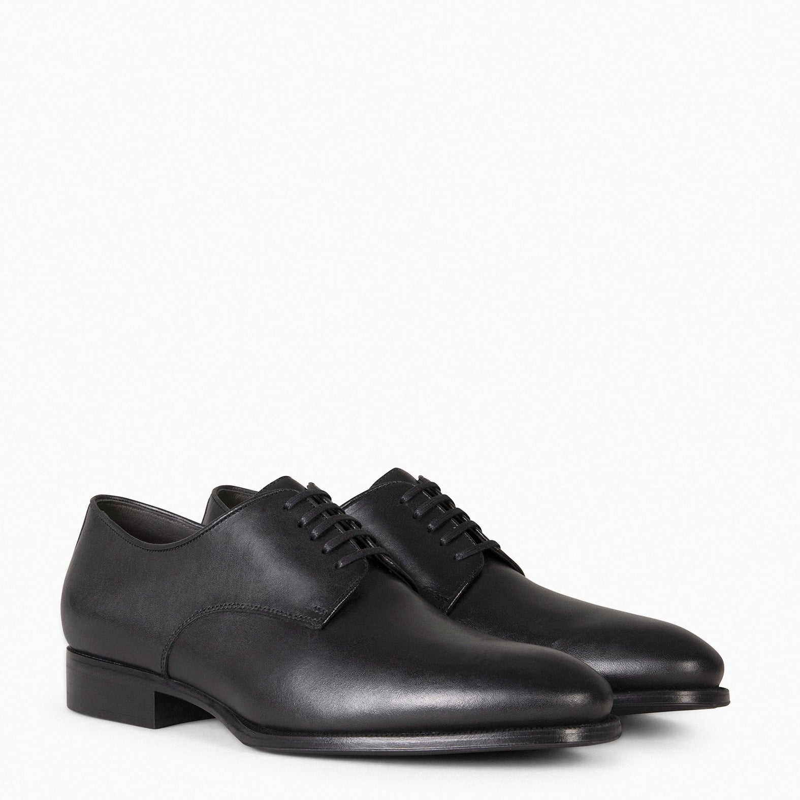 GRECO – Chaussures de ville en cuir NOIR type Derby pour homme 