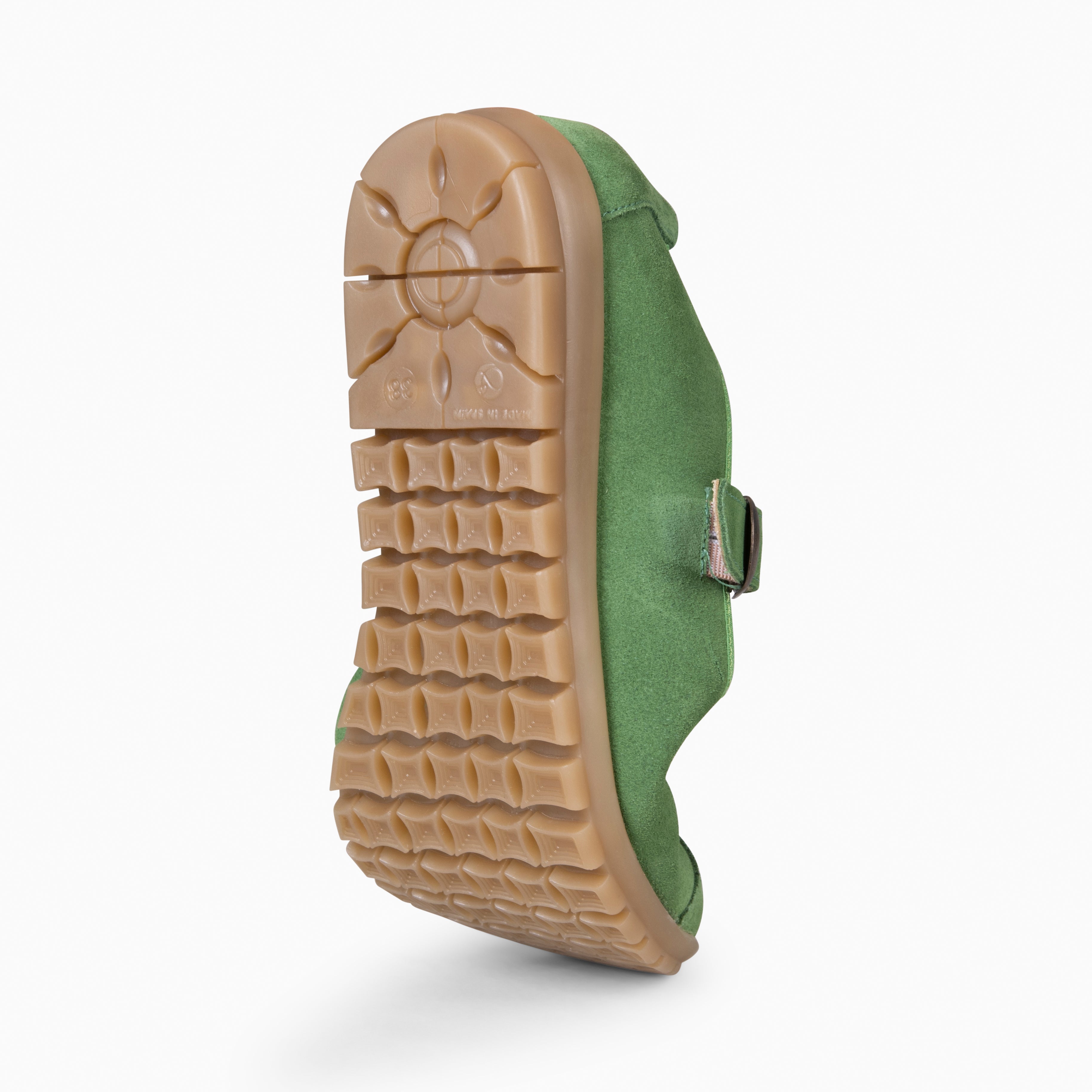 MICAELA - GREEN SUEDE MARY JANES 