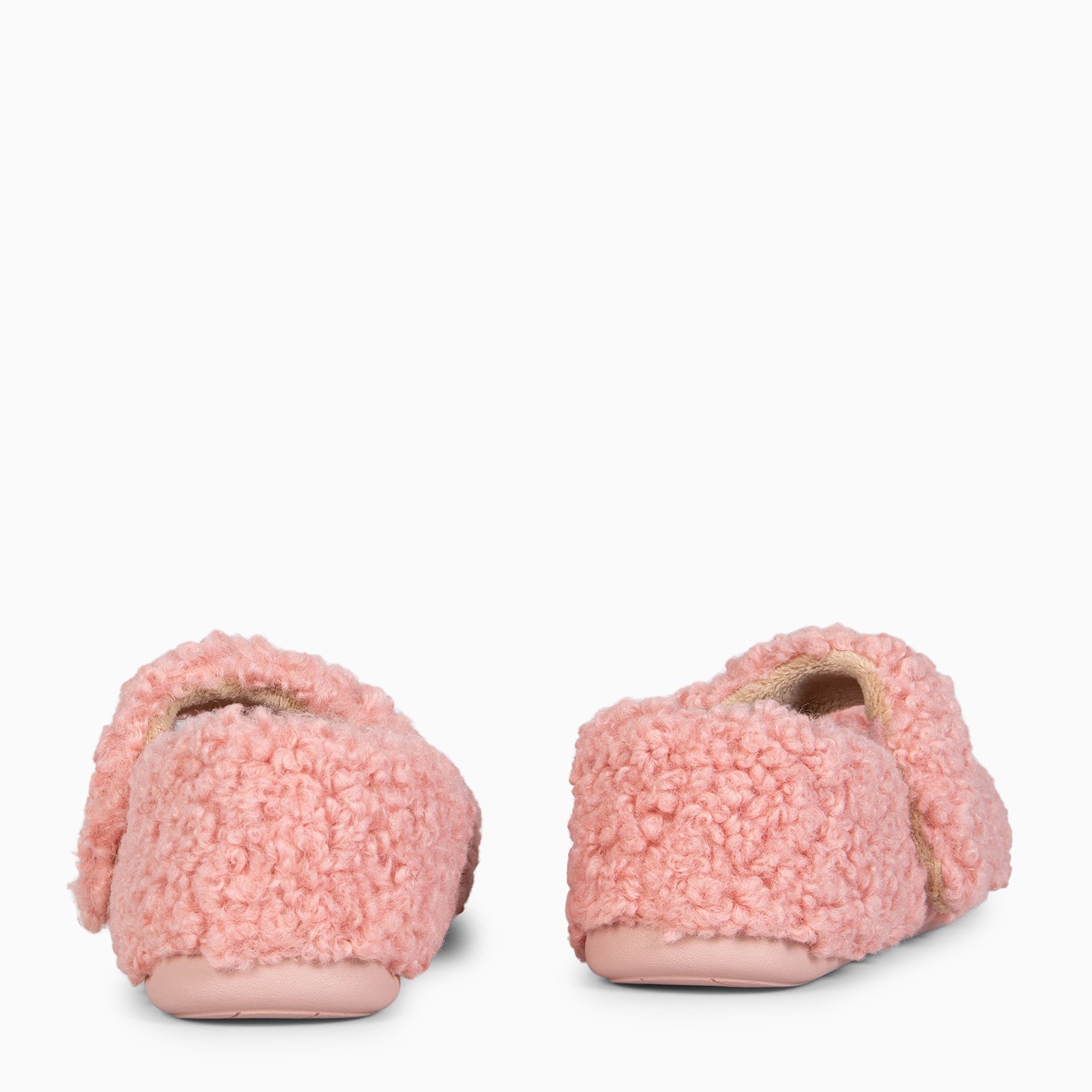 COZY DREAMS - Zapatillas de estar por casa con velcro ROSA