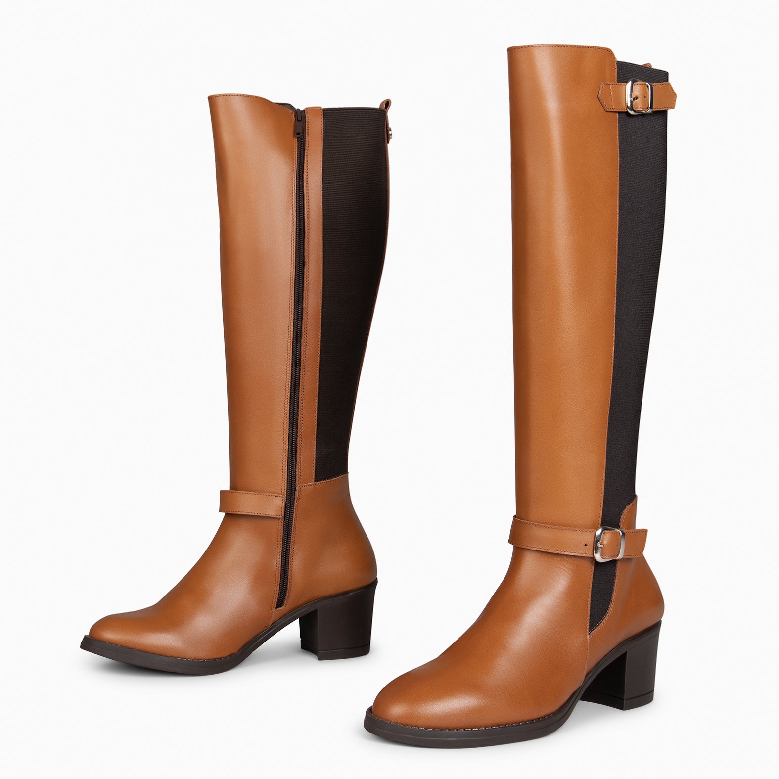 Sena - Botas de vestir con caña elástica CUERO