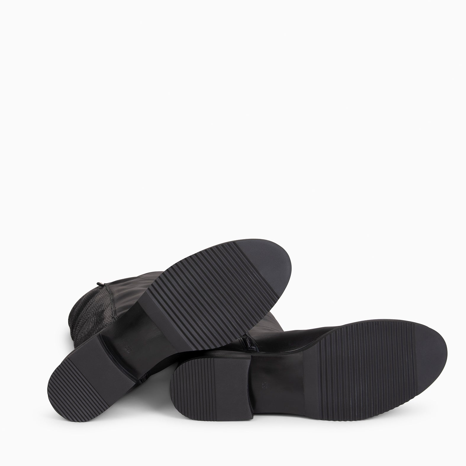 LIA - Bota alta de piel SERPIENTE