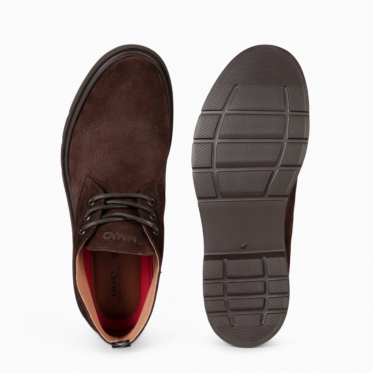 VELAZQUEZ – Bottines pour homme en daim MARRON