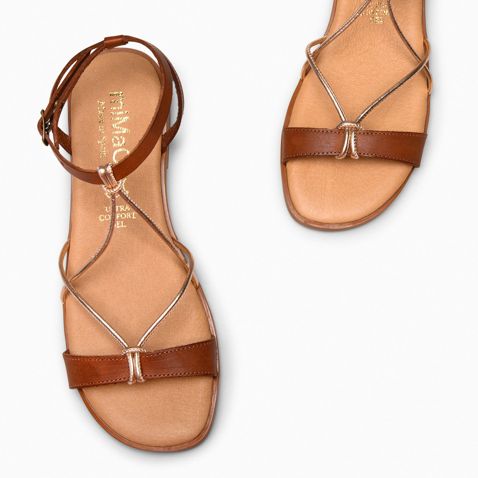 AMONET - LEATHER Casual Flat Sandals