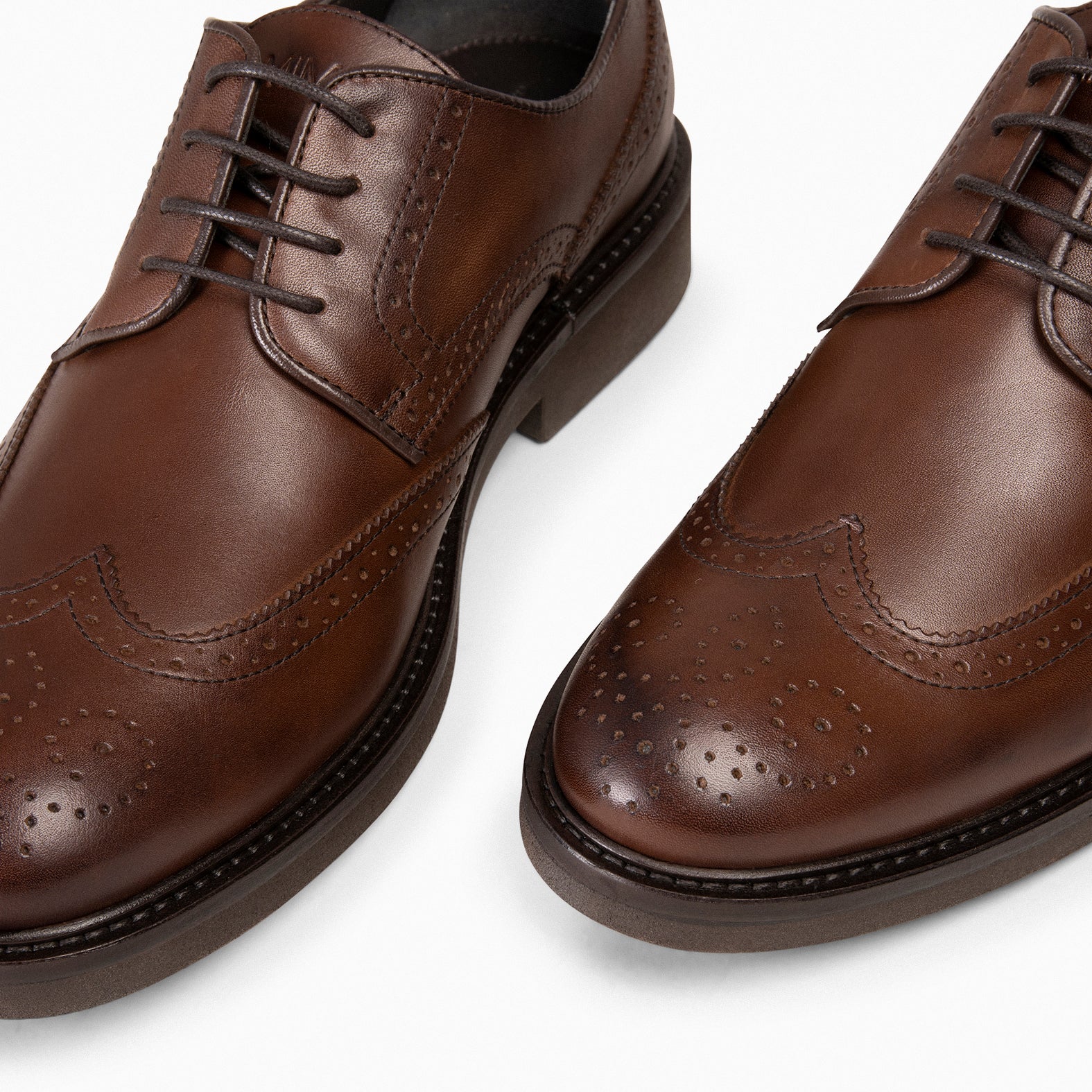 QUEVEDO – BROWN Men’s shoe with laces