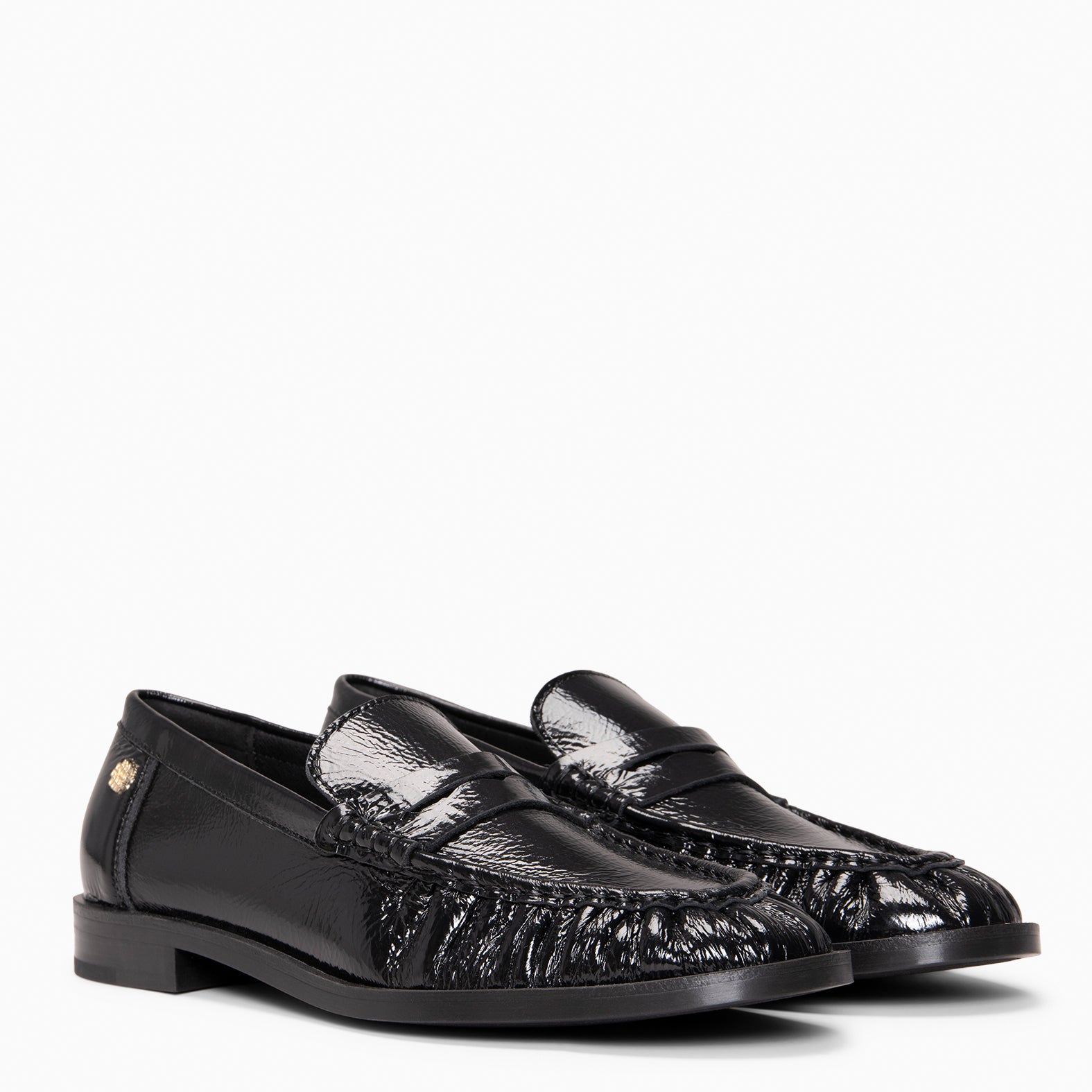TOKIO - Mocasín en piel de charol NEGRO