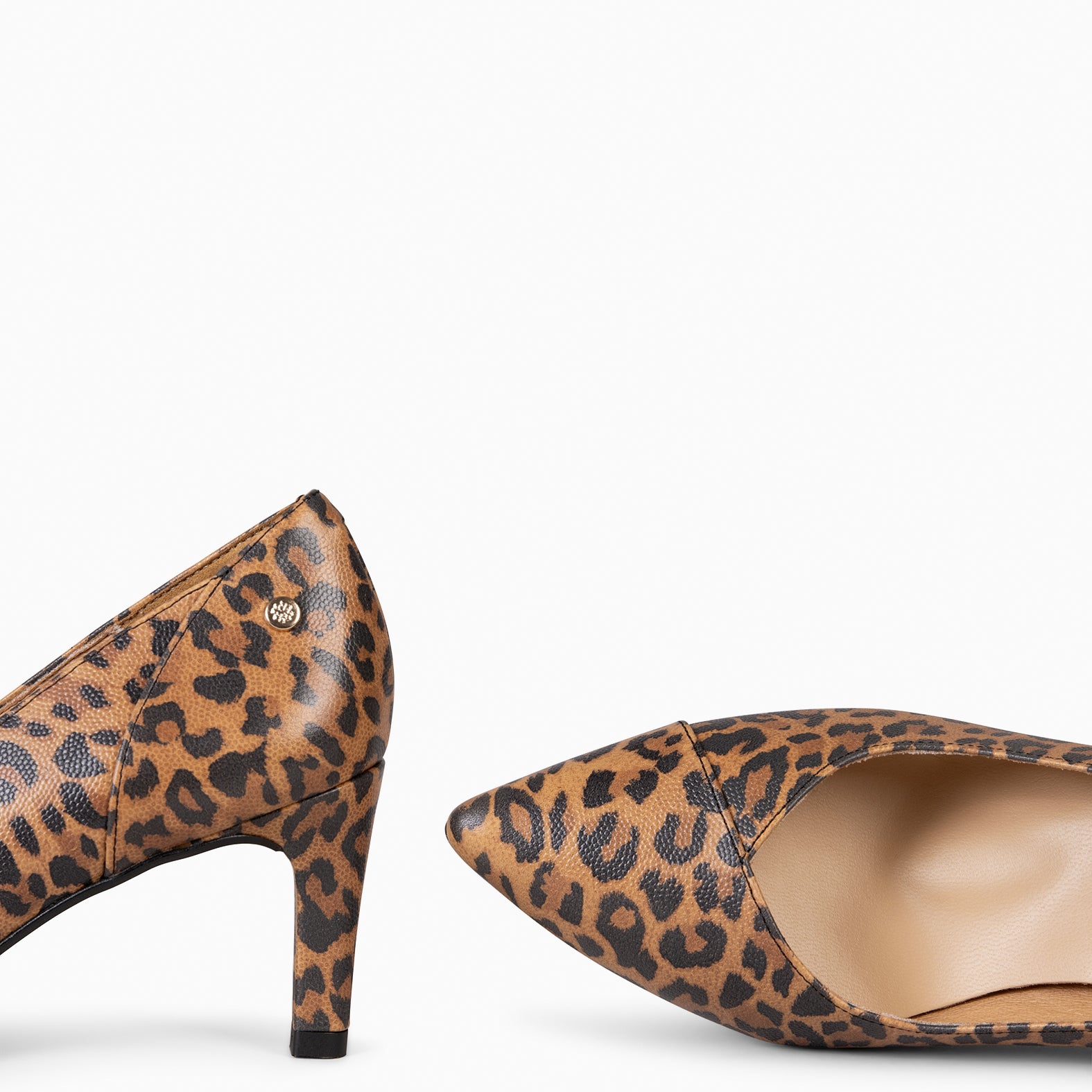 GLAM S – Escarpins à talon moyen élégants LEOPARD