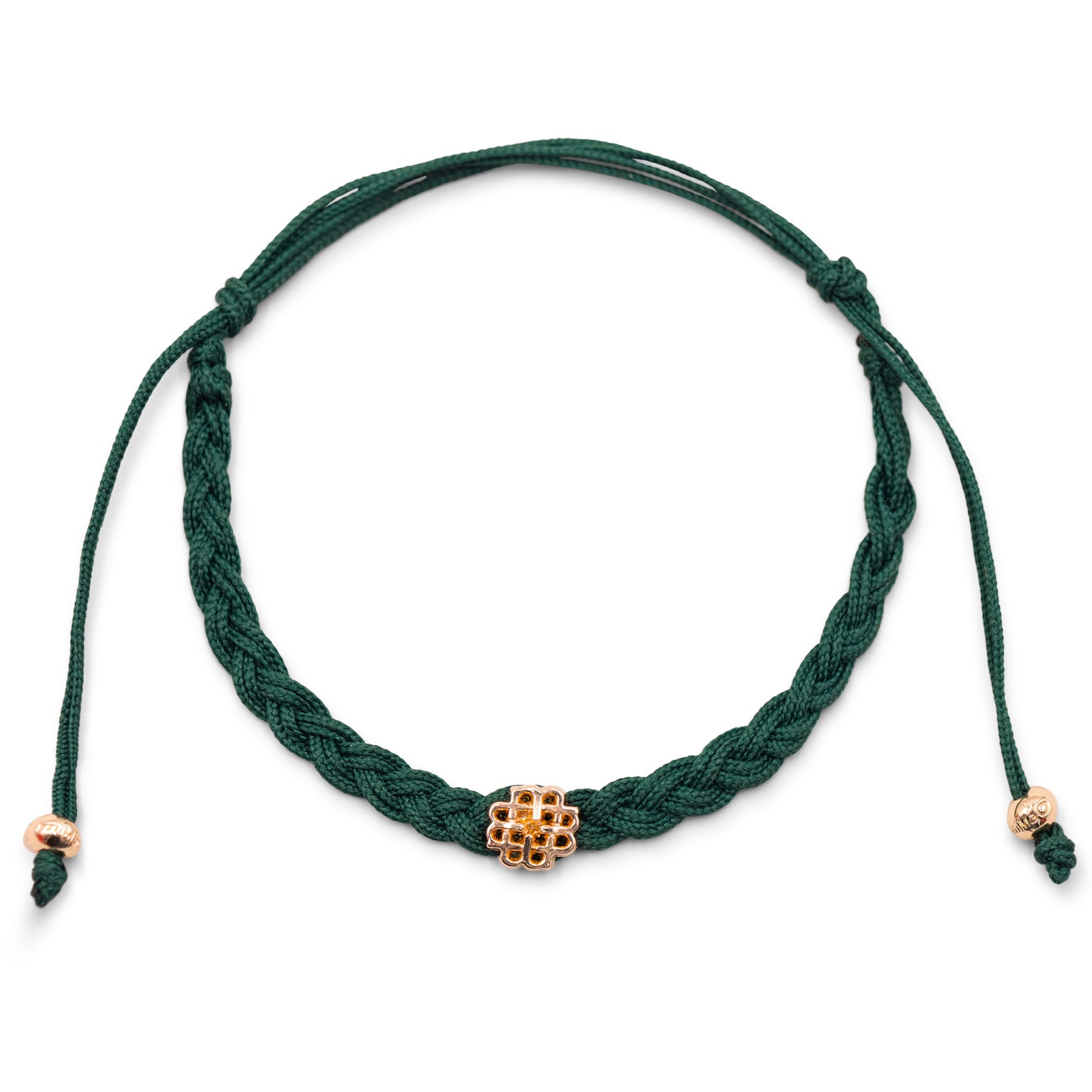 PULSERA VERDE DE LA ESPERANZA ORO