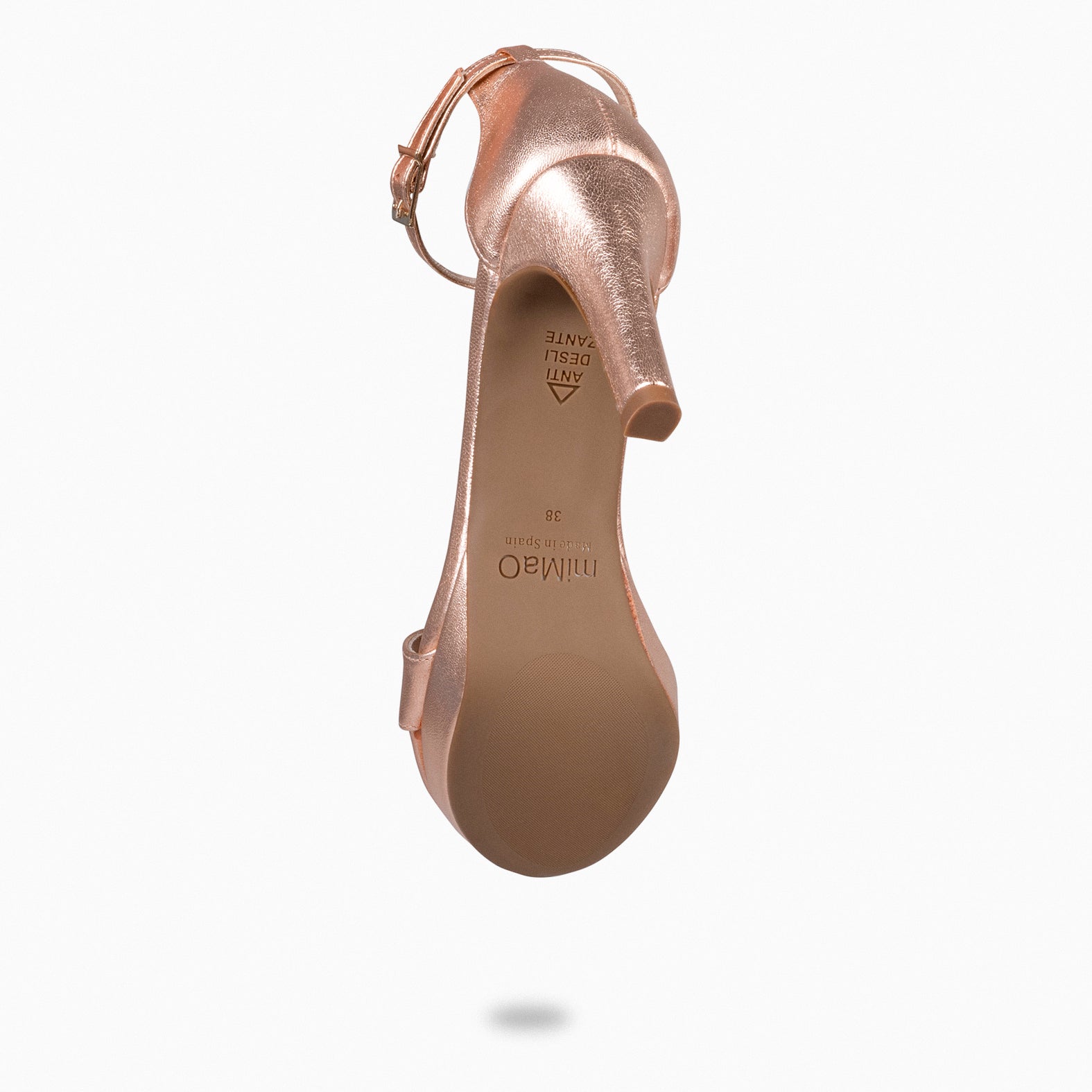 PARTY – GOLDEN PINK high-heeled platform sandals
