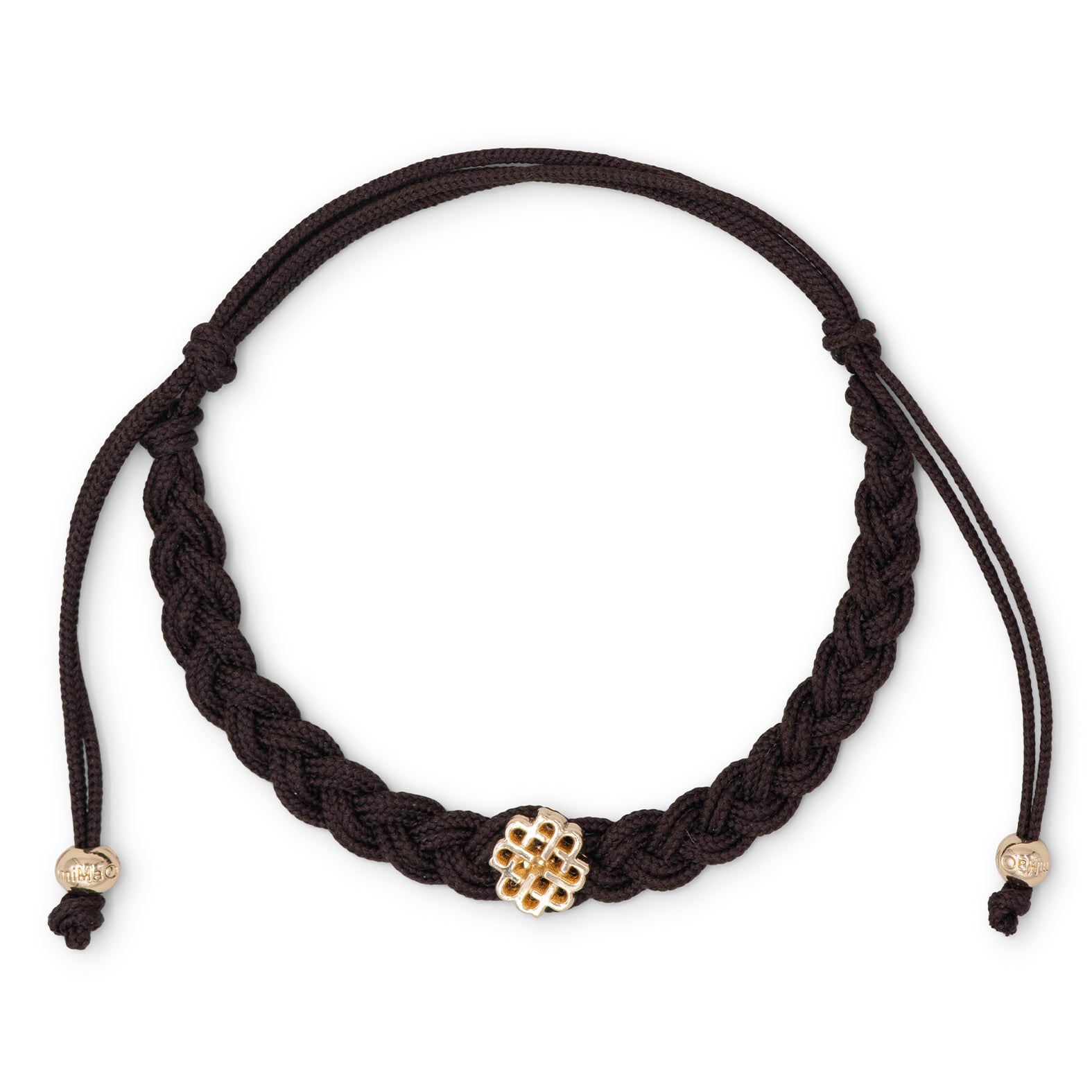 BROWN STRENGTH BRACELET GOLD