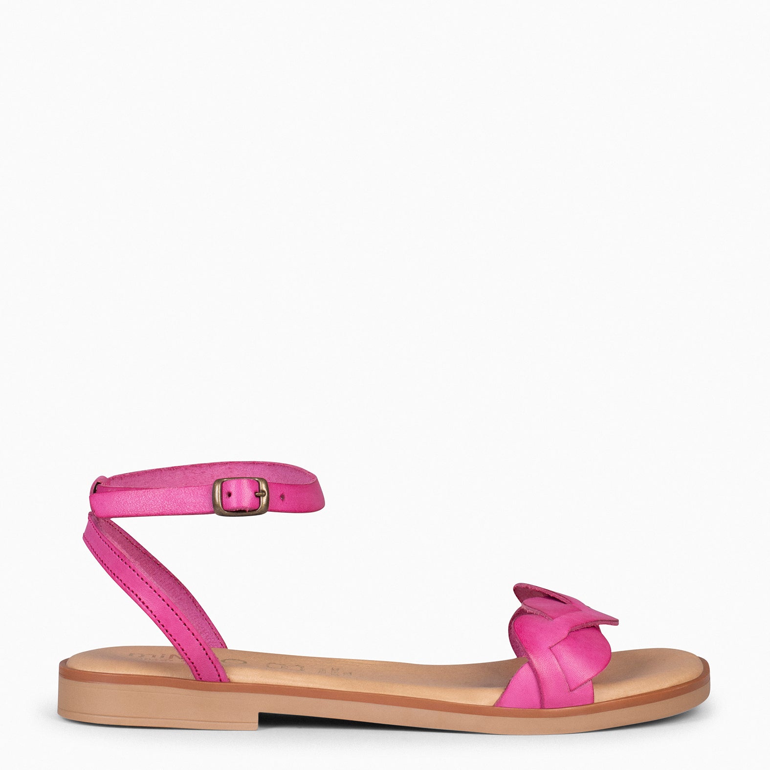 Fucsia Mimao Bambas Lorraine Sandalia Fucsia Plana ARECA FUCHSIA