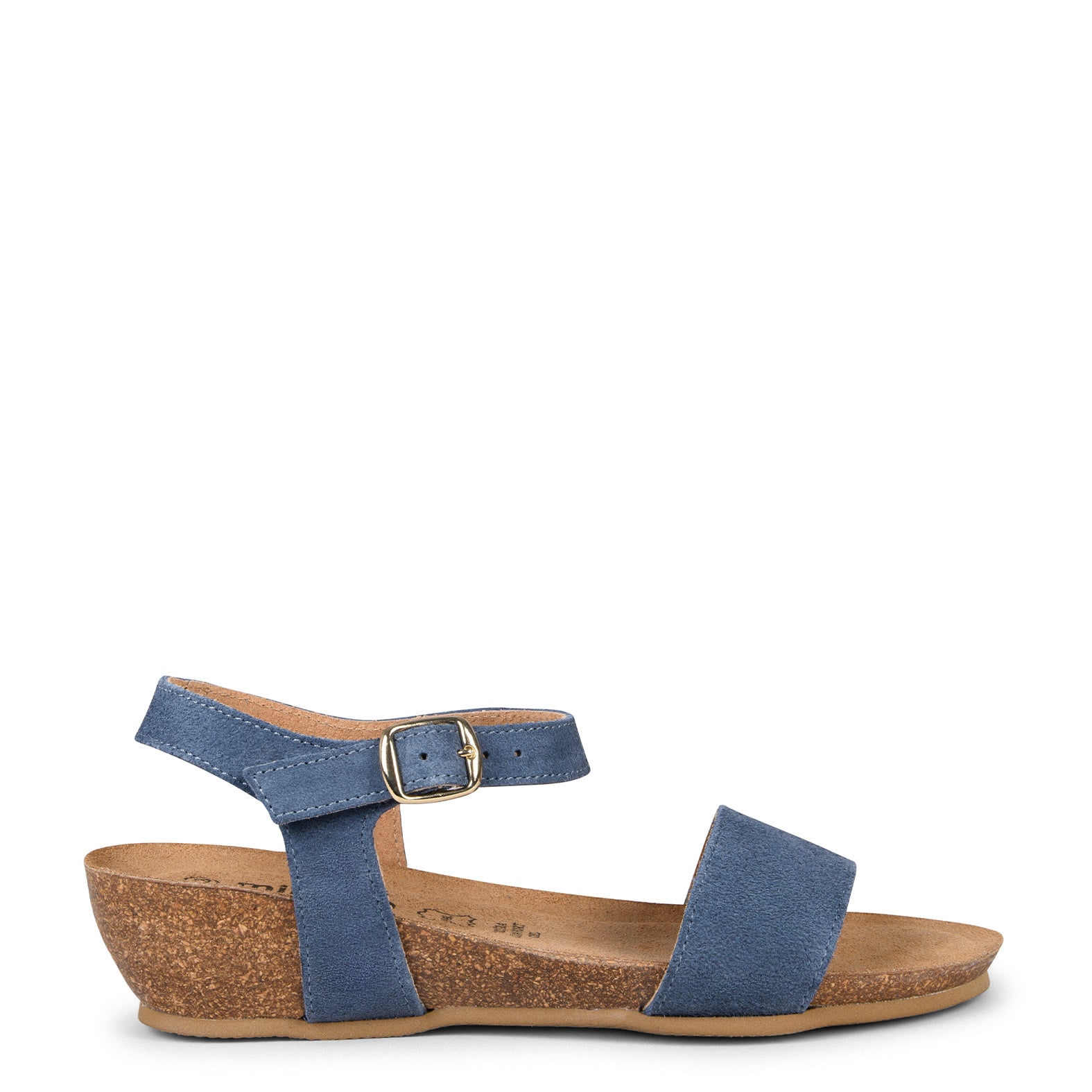 OAK - JEANS BIO Suede wedge sandals 