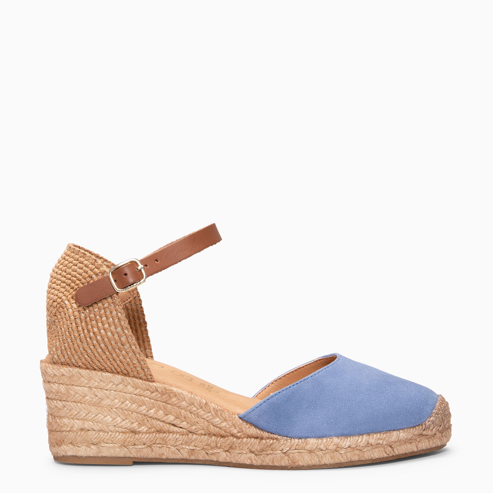 ALTEA - Cuñas de esparto bajas JEANS