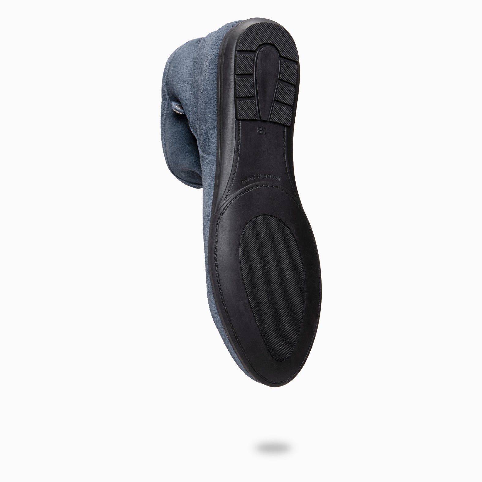 CHESS - Botines de ante con caña fruncida AZUL