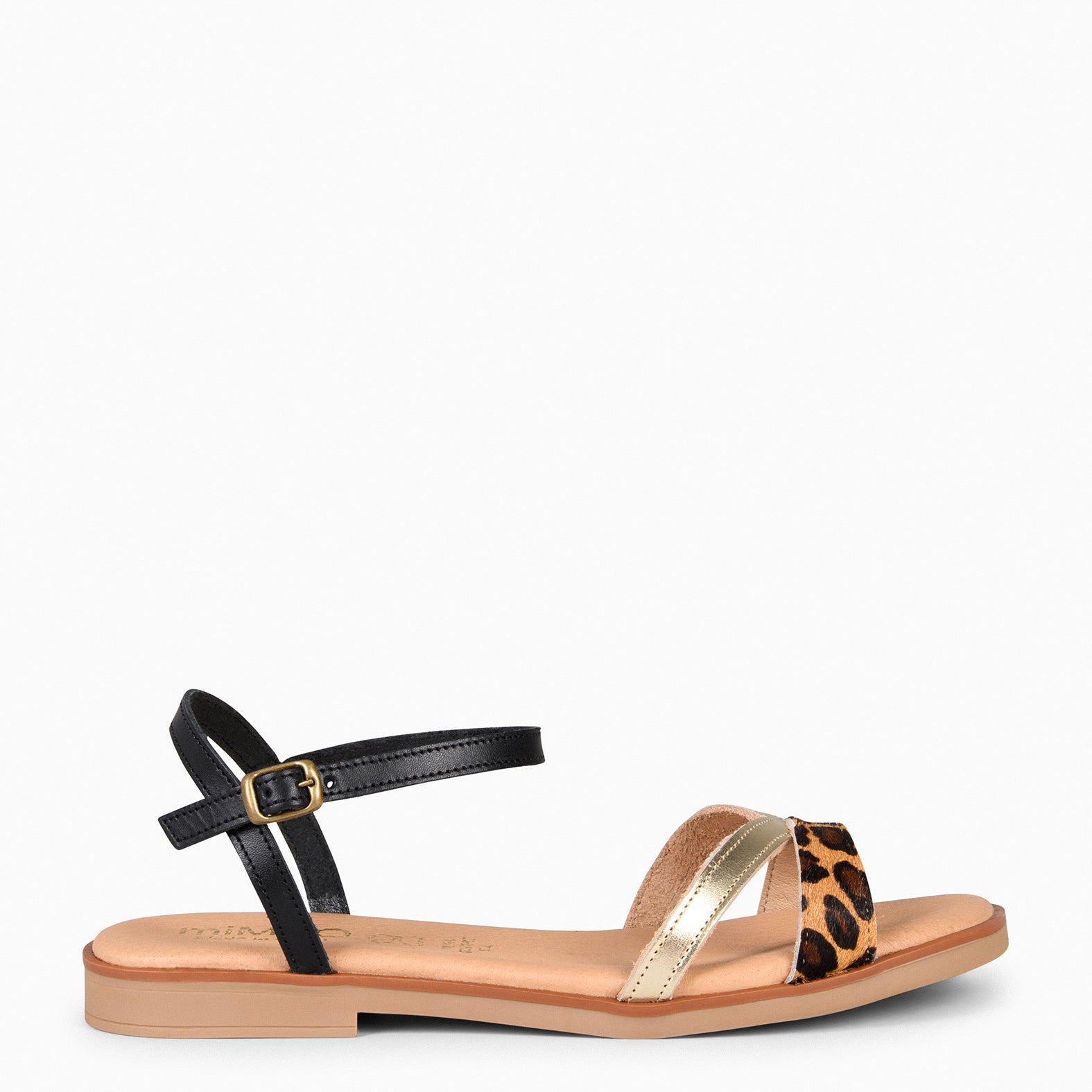 Sandalias Marrones Mujer Con Plantilla De Gel Hechas En