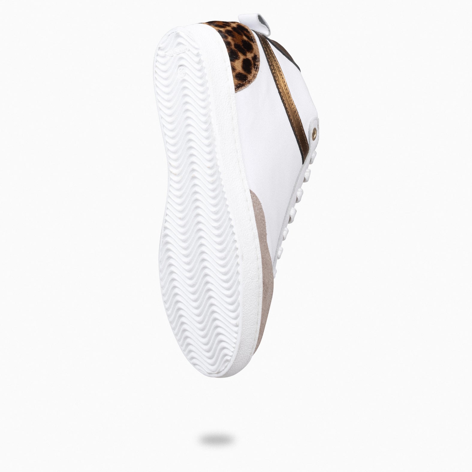 RACHEL – WHITE LEOPARD Women wedge sneakers 