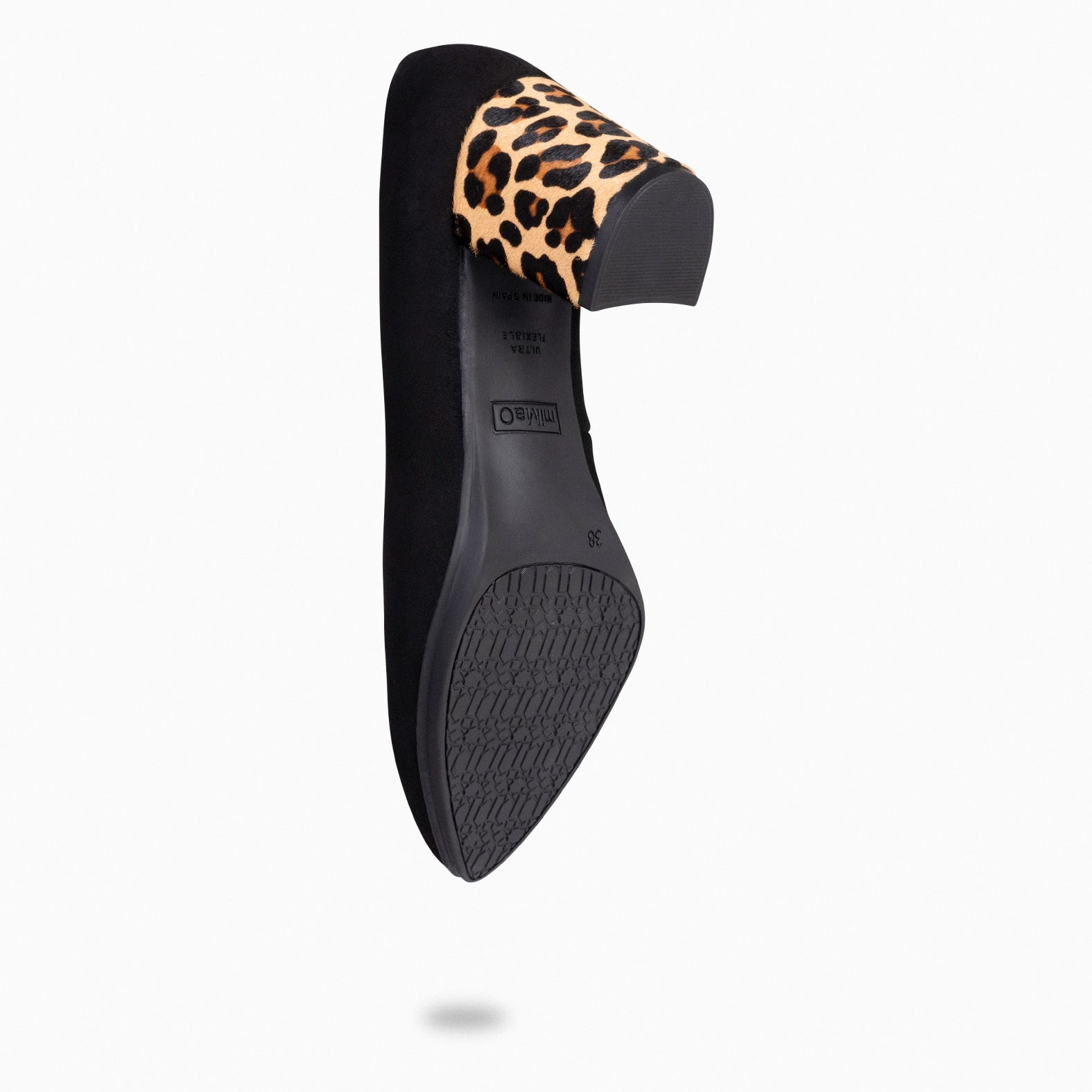 URBAN S WILD - Zapatos negros de tacón Animal Print LEOPARDO