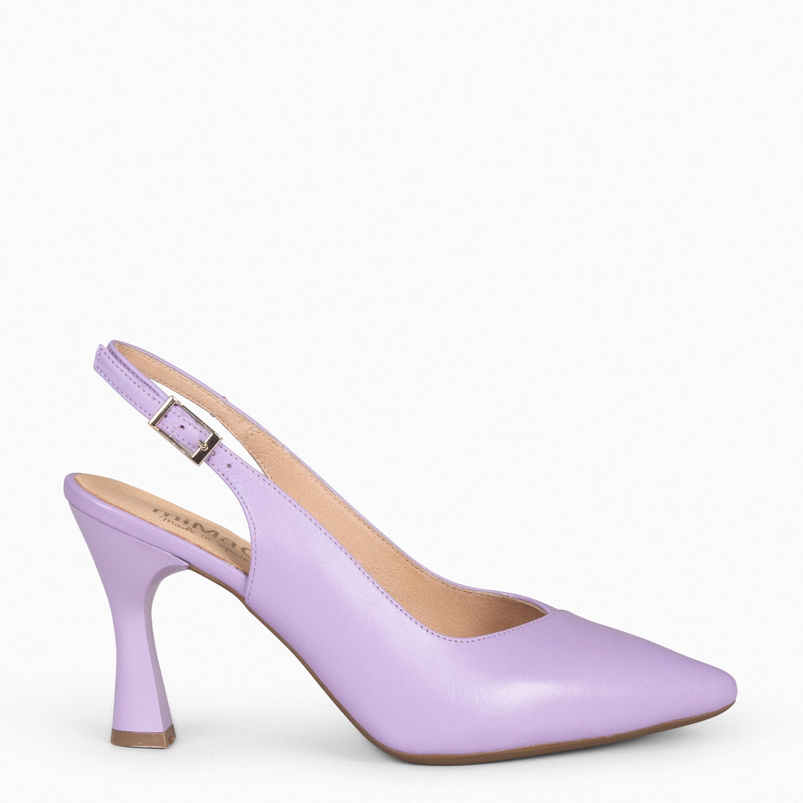 GLAM SLINGBACKS – Escarpins à talon slingbacks en cuir LILAS