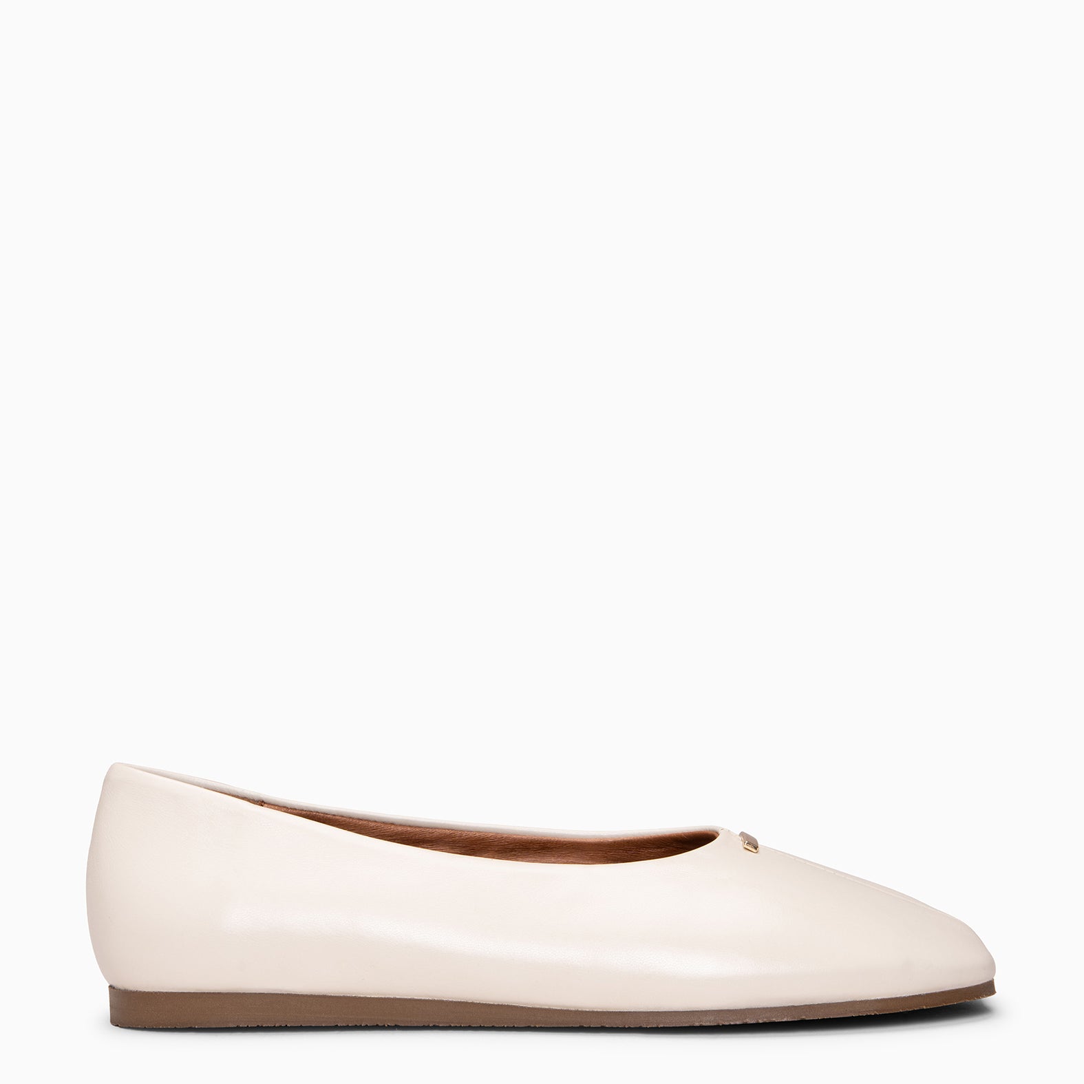 CALA - Bailarinas Baresoft de piel MARFIL