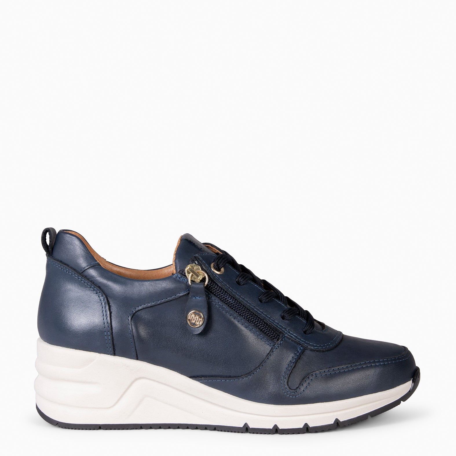 NIMES – NAVY Sneakers with zip