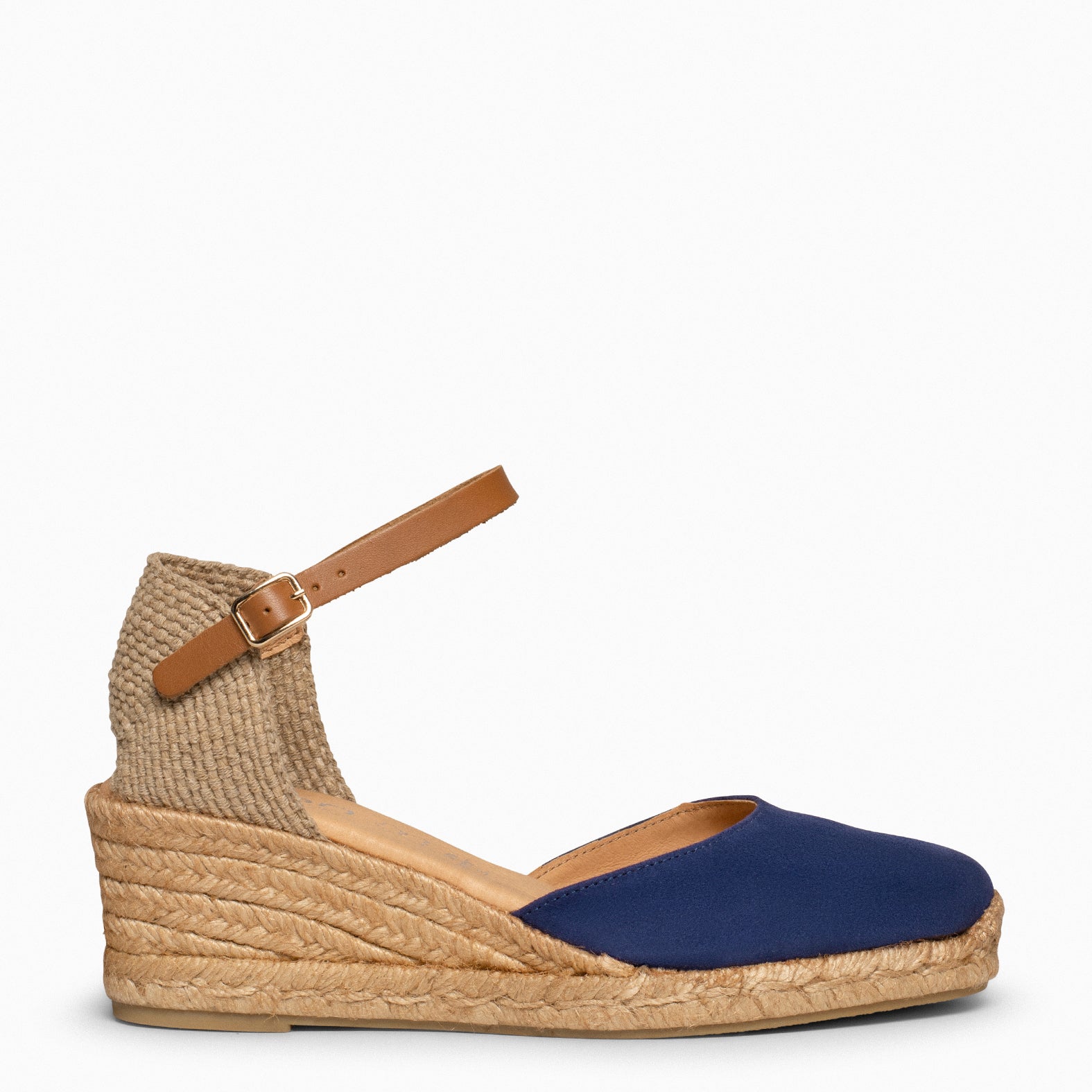 ALTEA - NAVY MID-WEDGE ESPADRILLE