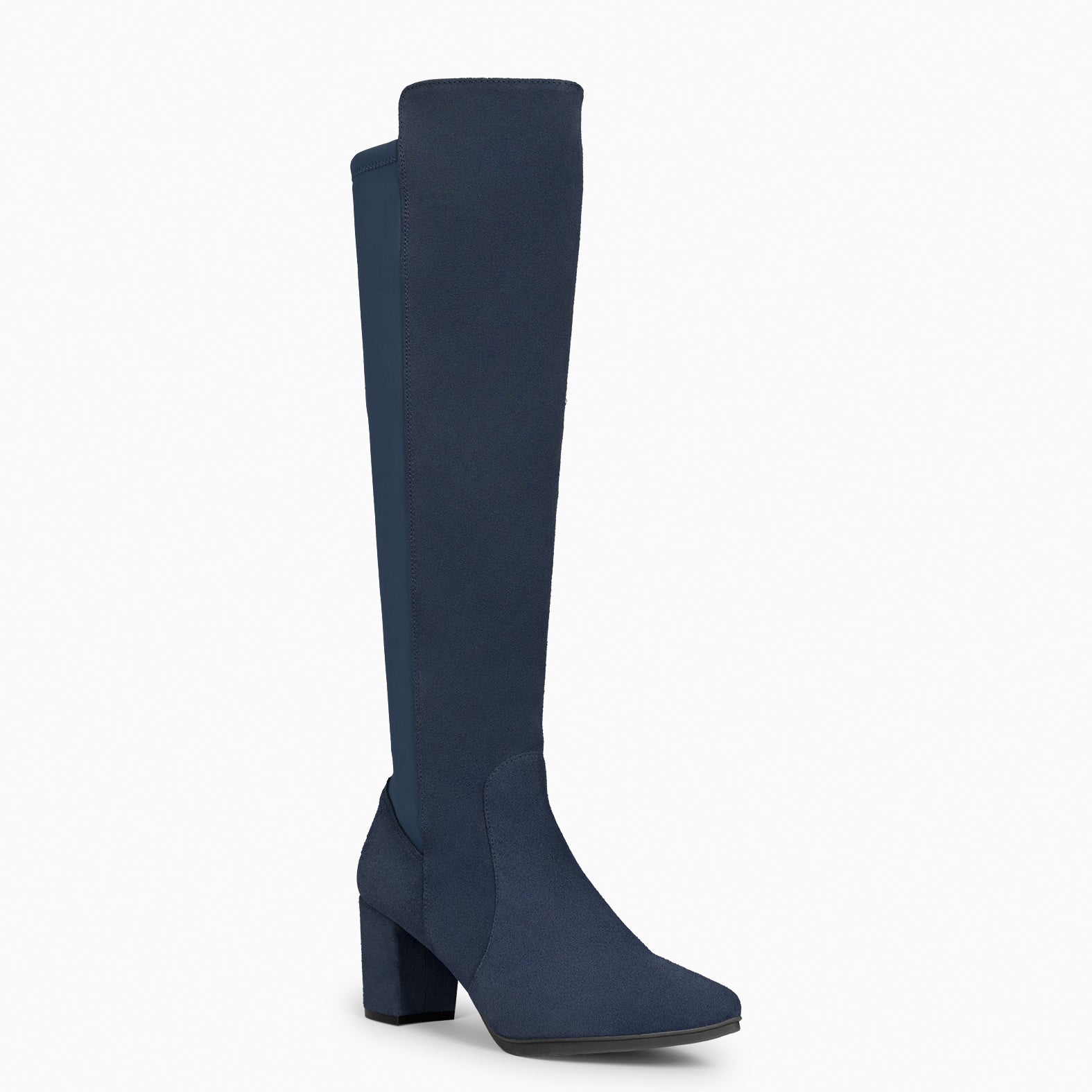 Botas tacon best sale azul marino