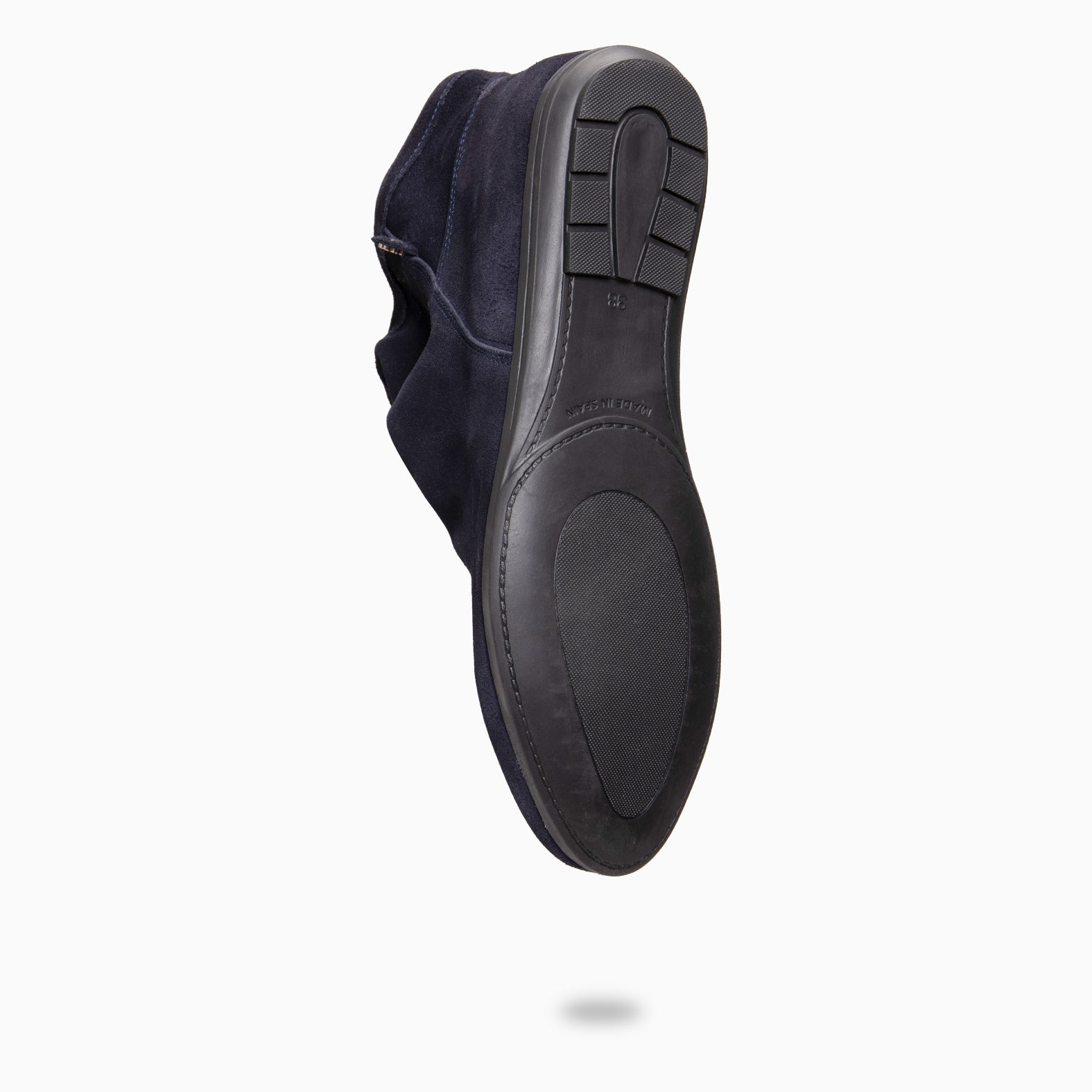 CHESS - Botines de ante con caña fruncida MARINO