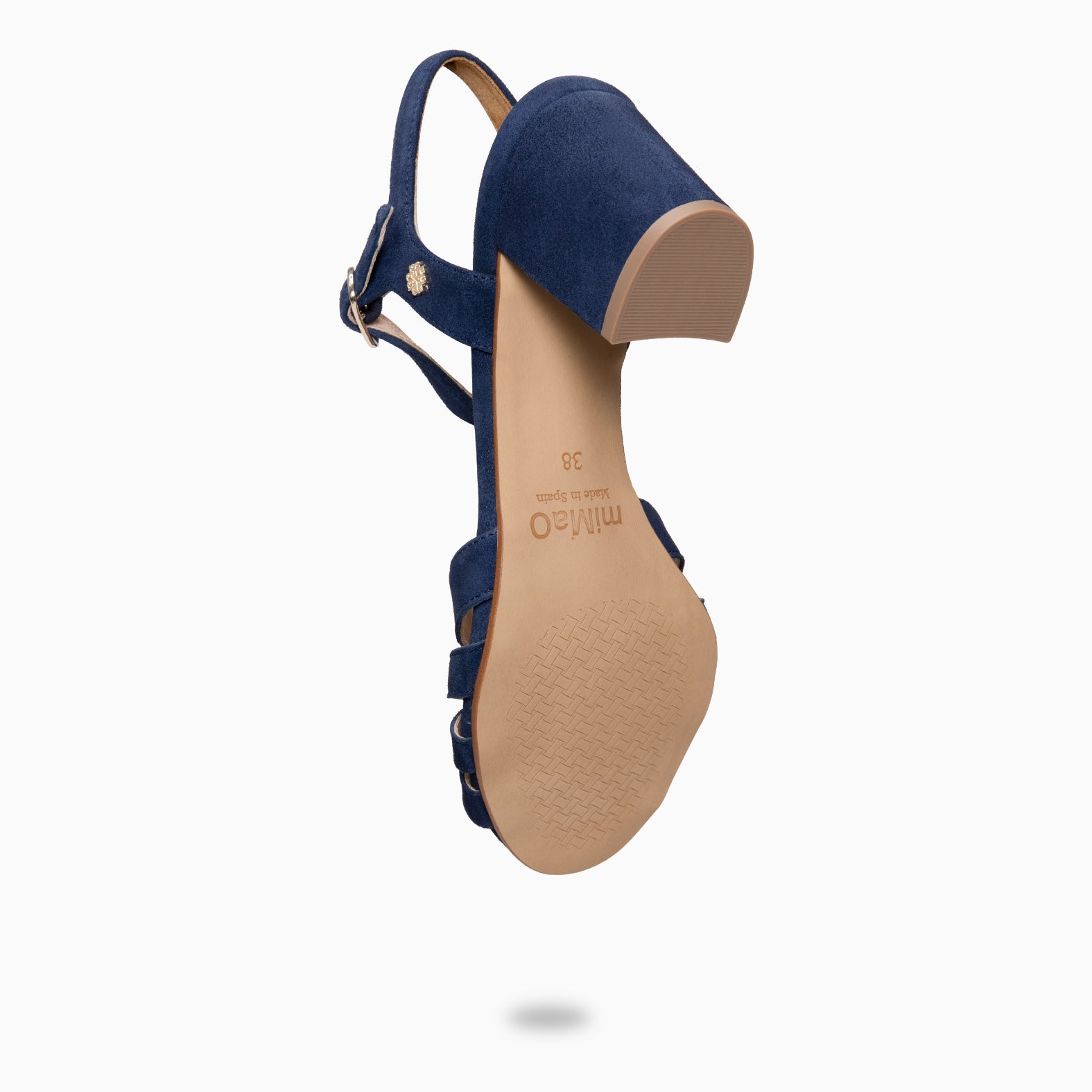 MUSE - NAVY BLOCK HEEL SANDALS | miMaO ®