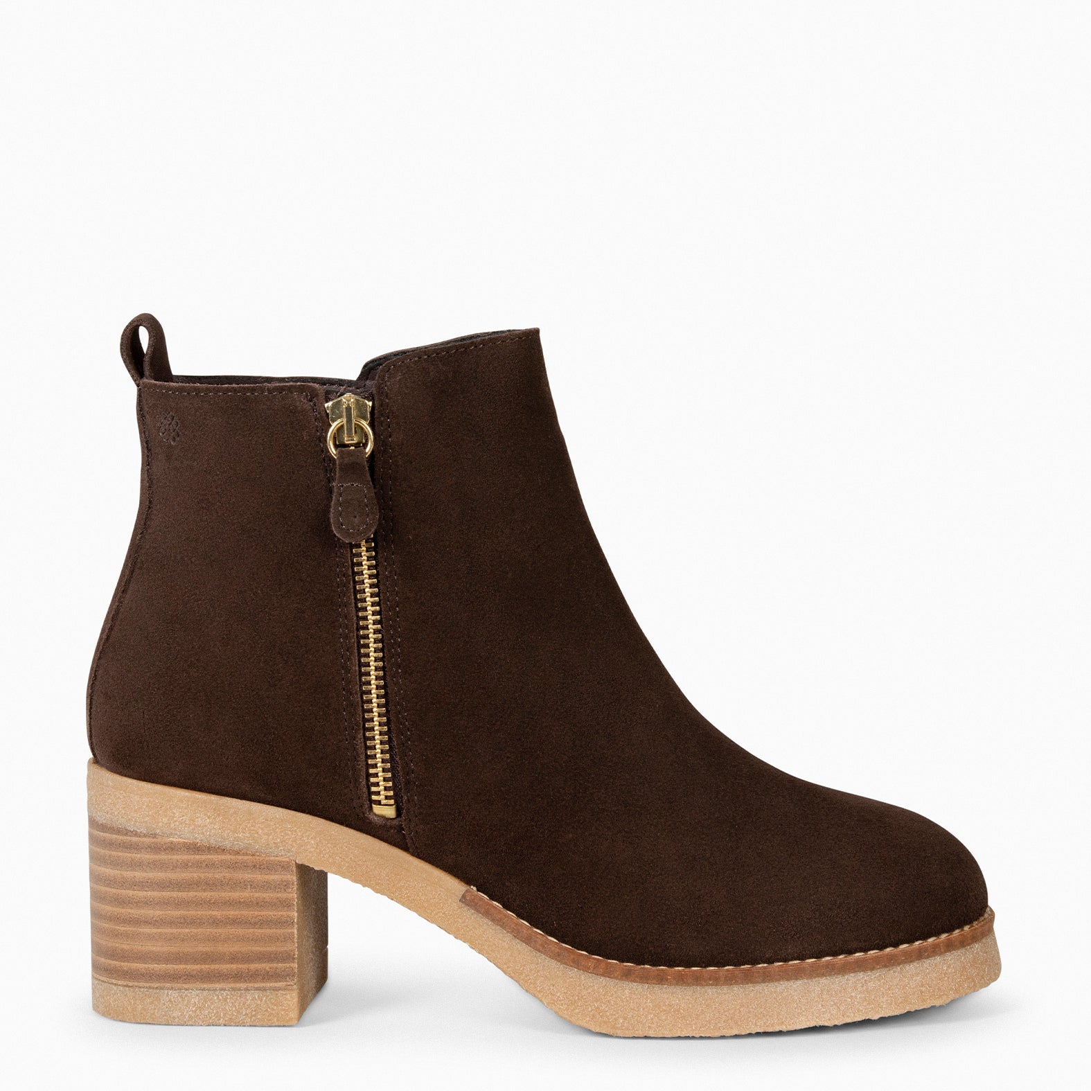 JAZZ – Bottines casual en daim MARRON