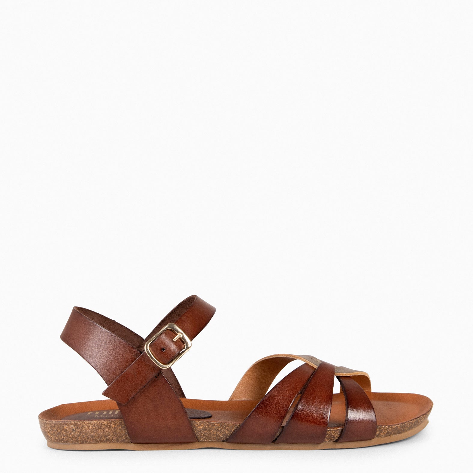 SALOMÉ - BROWN Flat Sandals