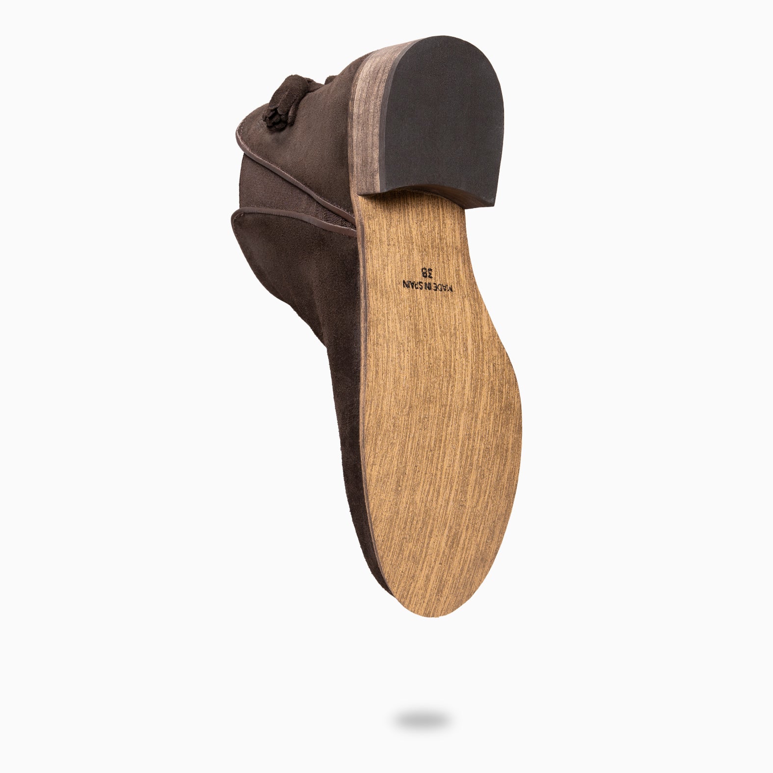 LEIRE - BROWN Water-repellent suede leather Chelsea Ankle boots
