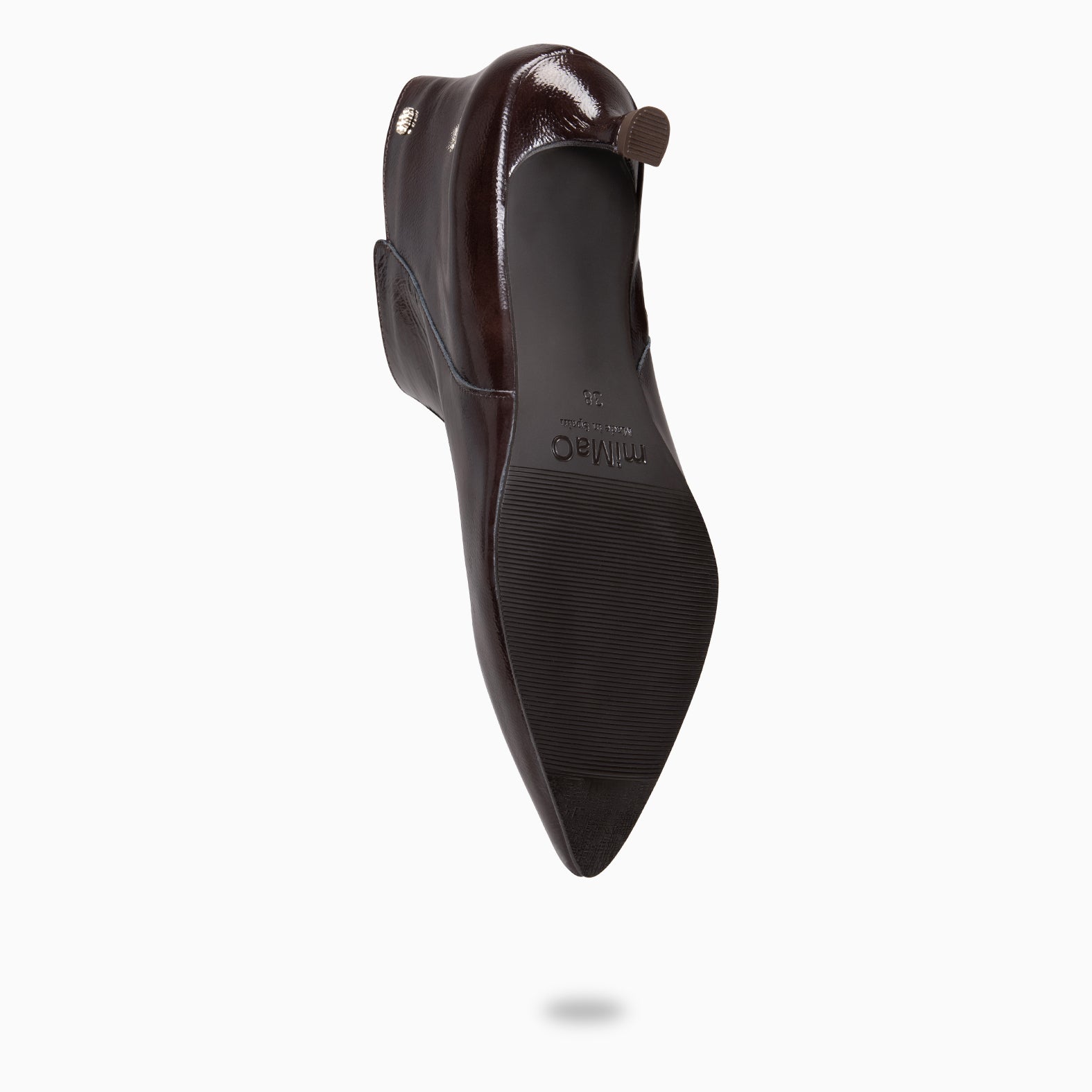 ROYAL – Botines tacón bajo MARRON