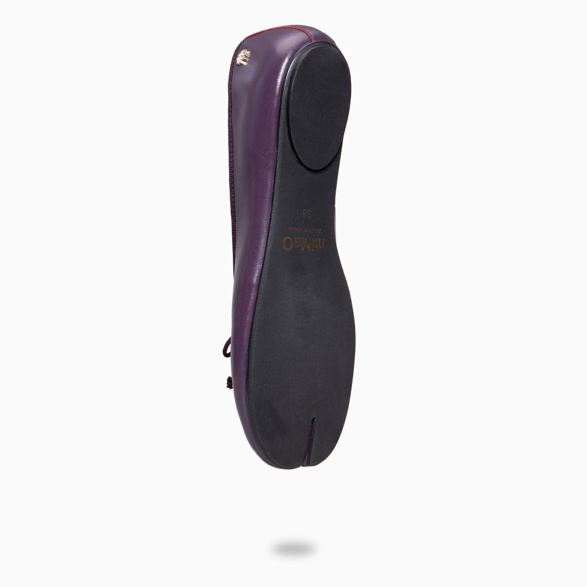 AMAYA - Bailarinas Tabi de piel MORADO