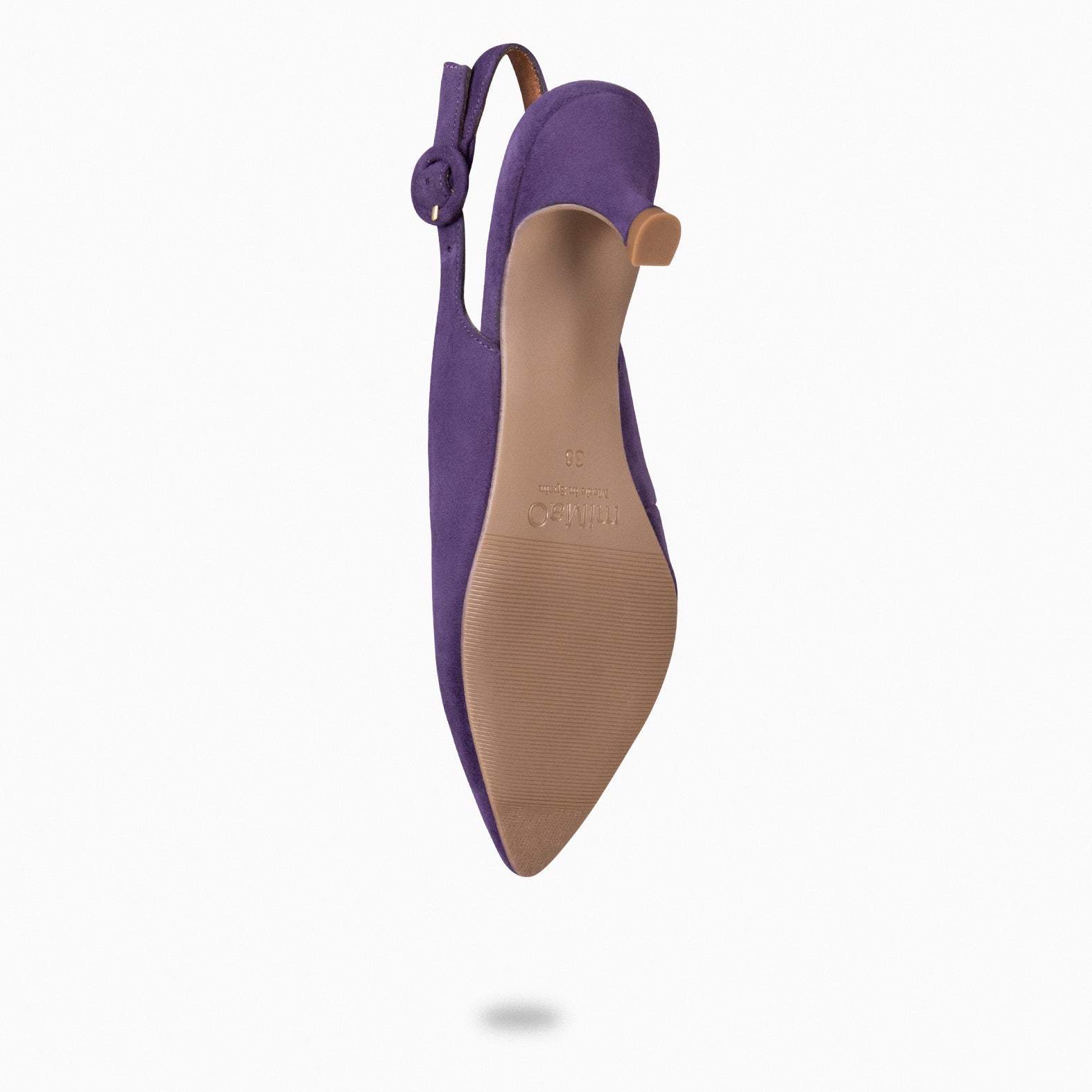 CARMEN – Slingbacks à petit talon kitten VIOLET